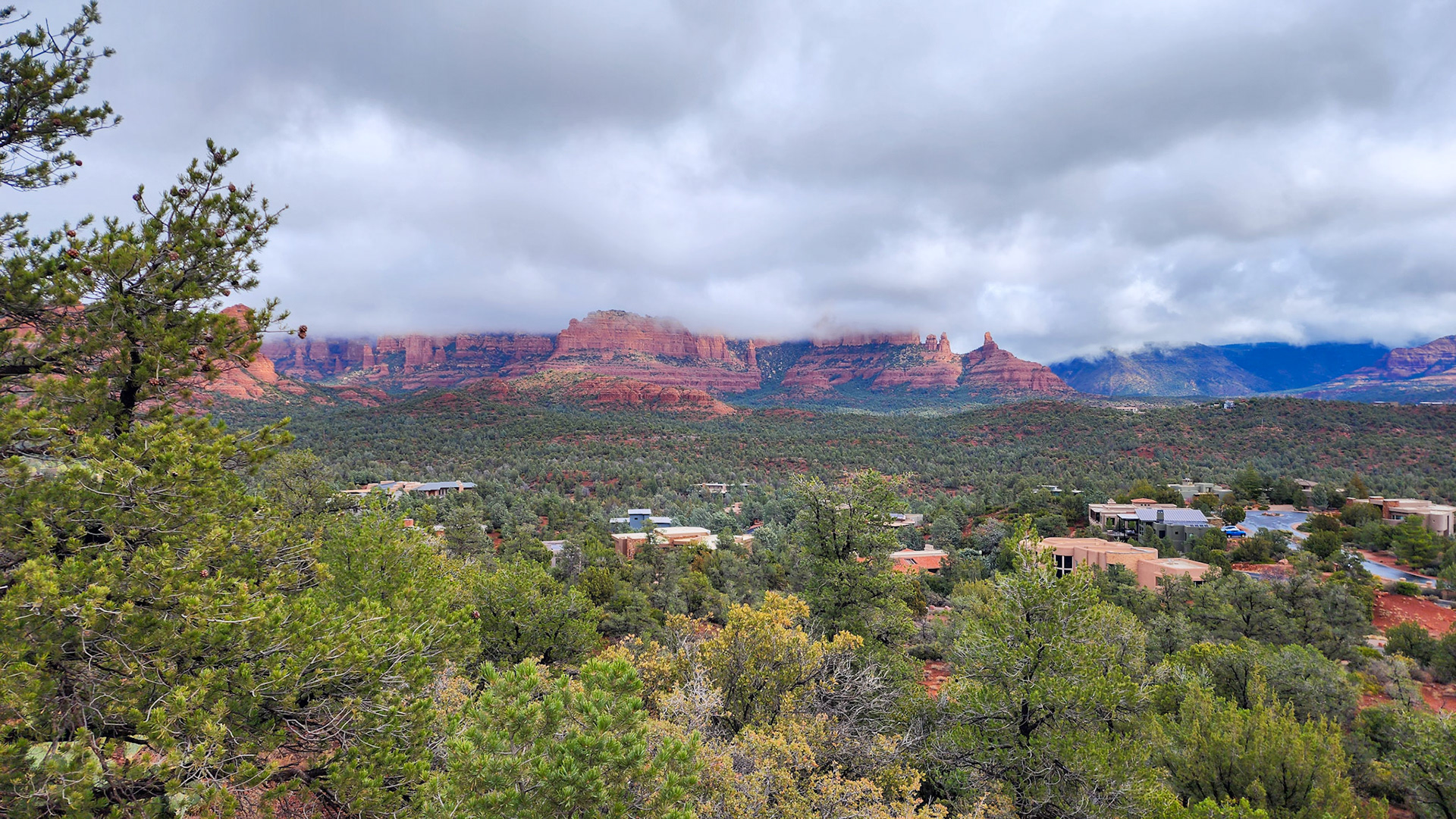 Trail Shuttle Lot Panorama, Sedona, AZ