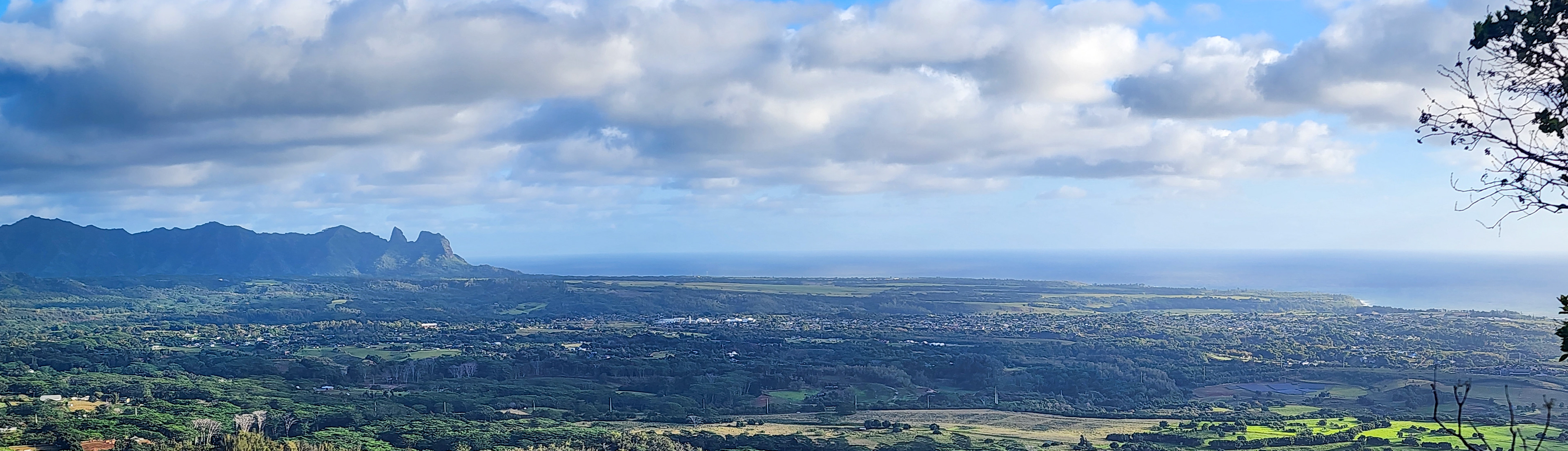 Views from the Sleeping Giant, Nounou Preserve, Kaua'i, Hawai'i