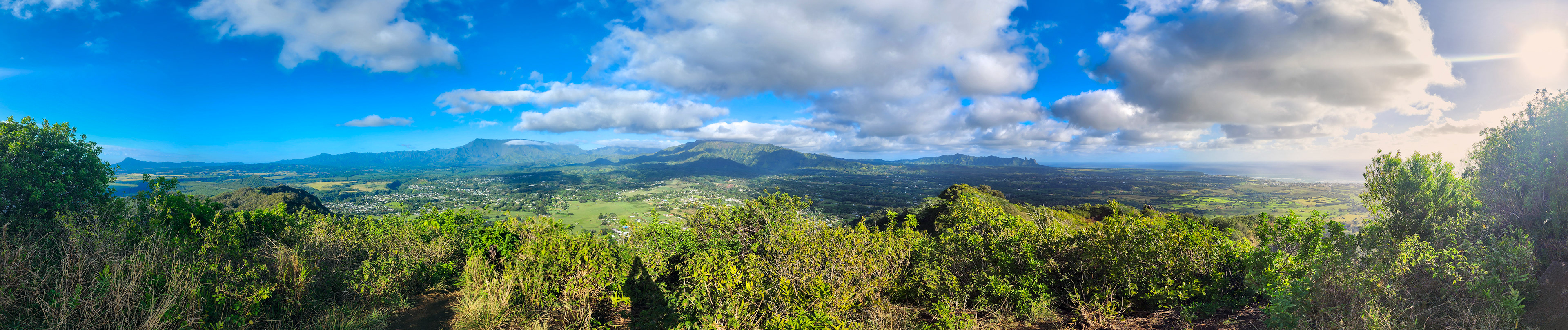Views from the Sleeping Giant, Nounou Preserve, Kaua'i, Hawai'i