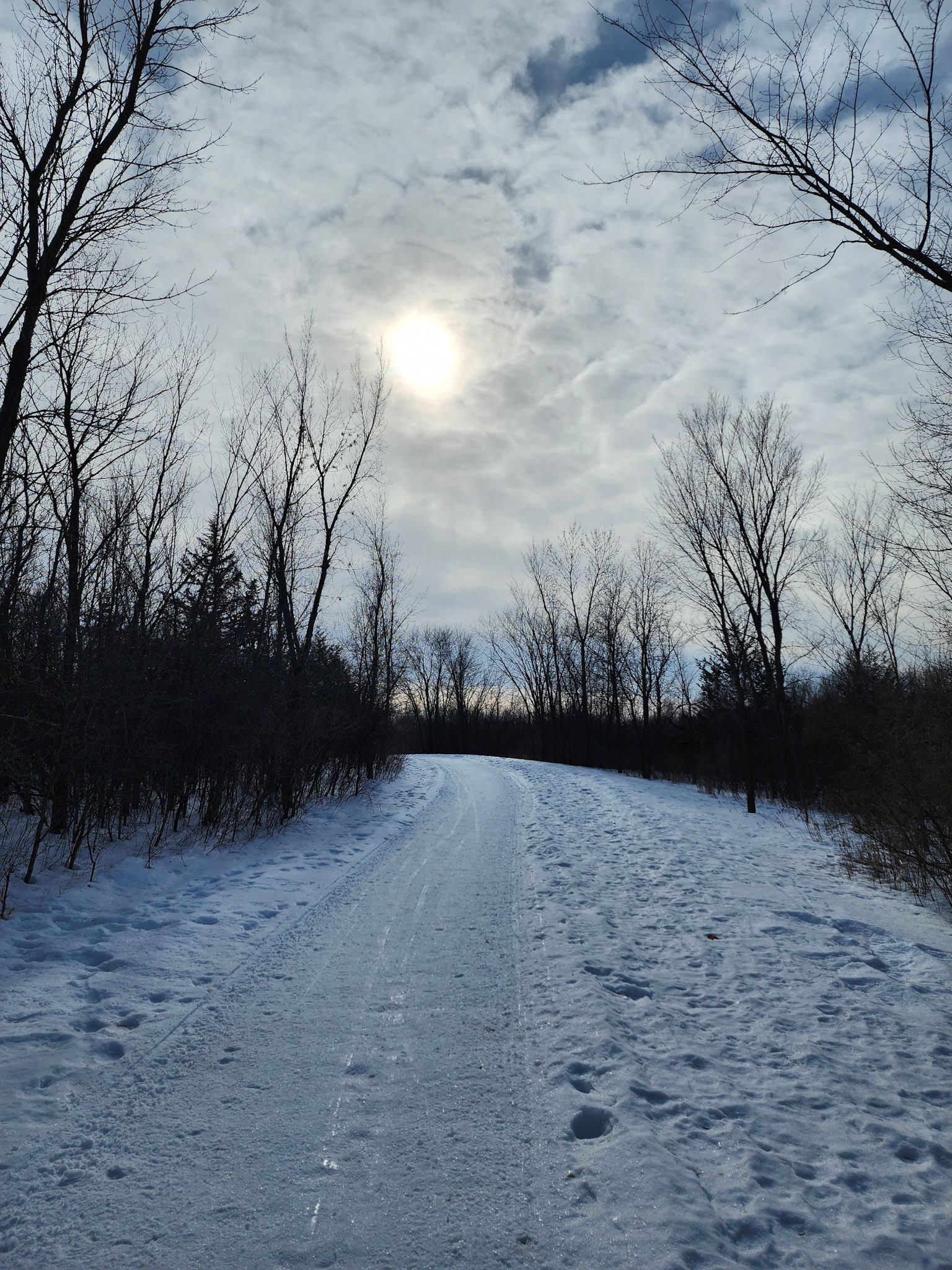 Winter hiking