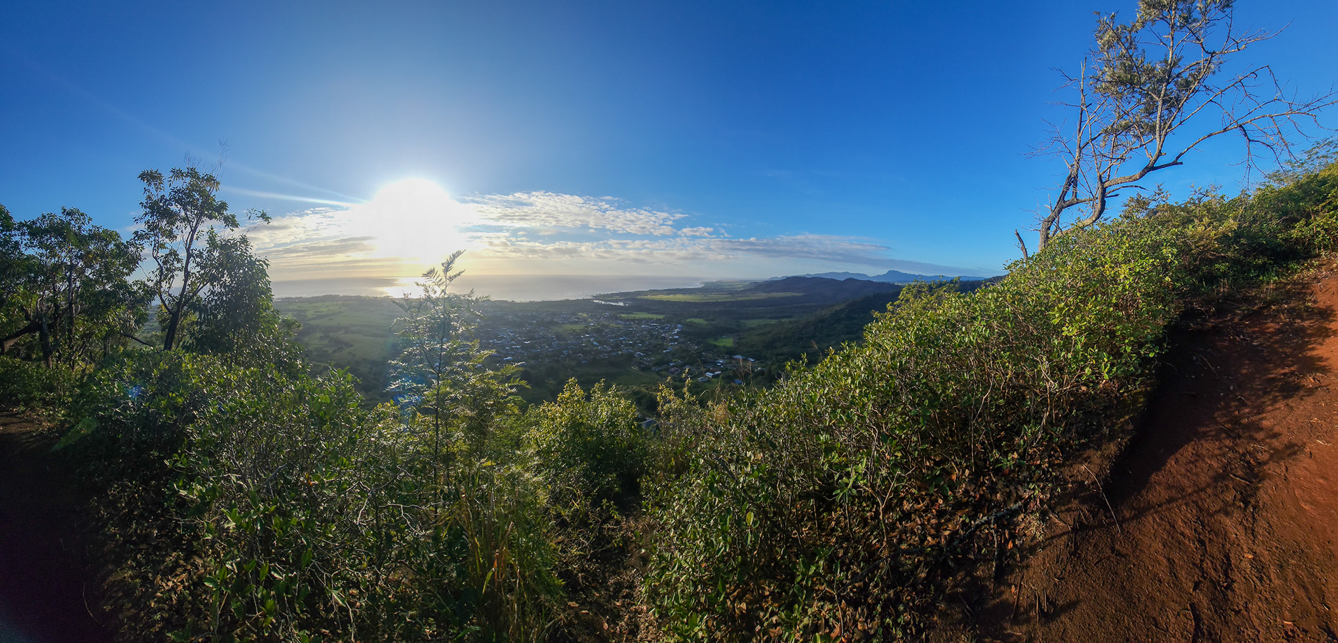 Views from the Sleeping Giant, Nounou Preserve, Kaua'i, Hawai'i