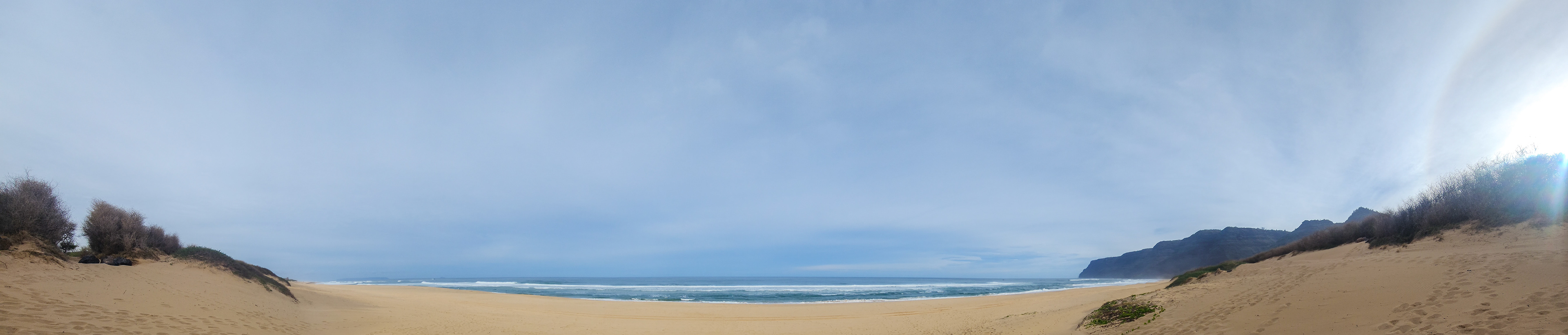 Barking Sands Beach, Polihale State Park, Kaua'i, Hawai'i