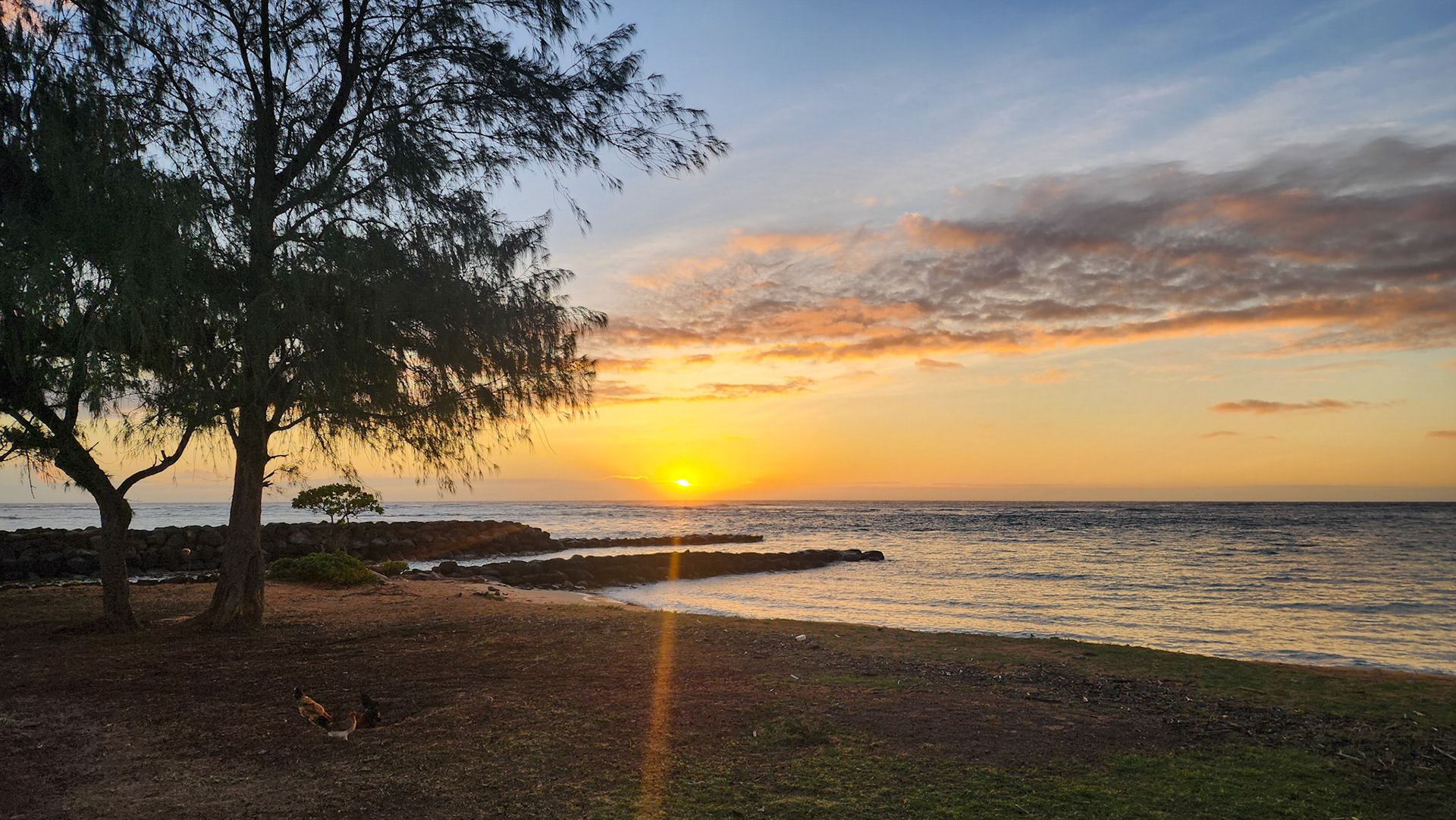 Kapa'a Beach, Kaua'i, Hawai'i