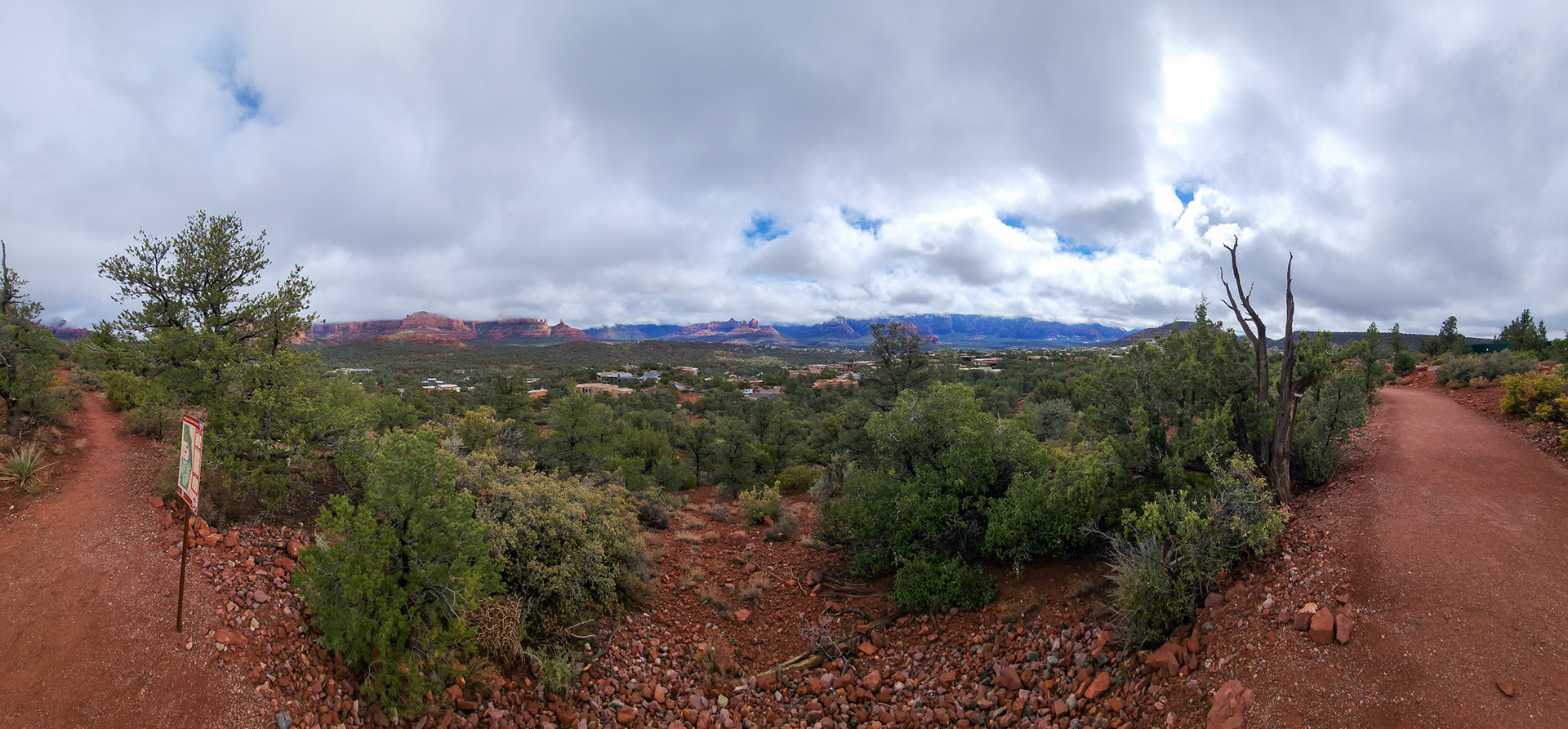 Trail Shuttle Lot Panorama, Sedona, AZ