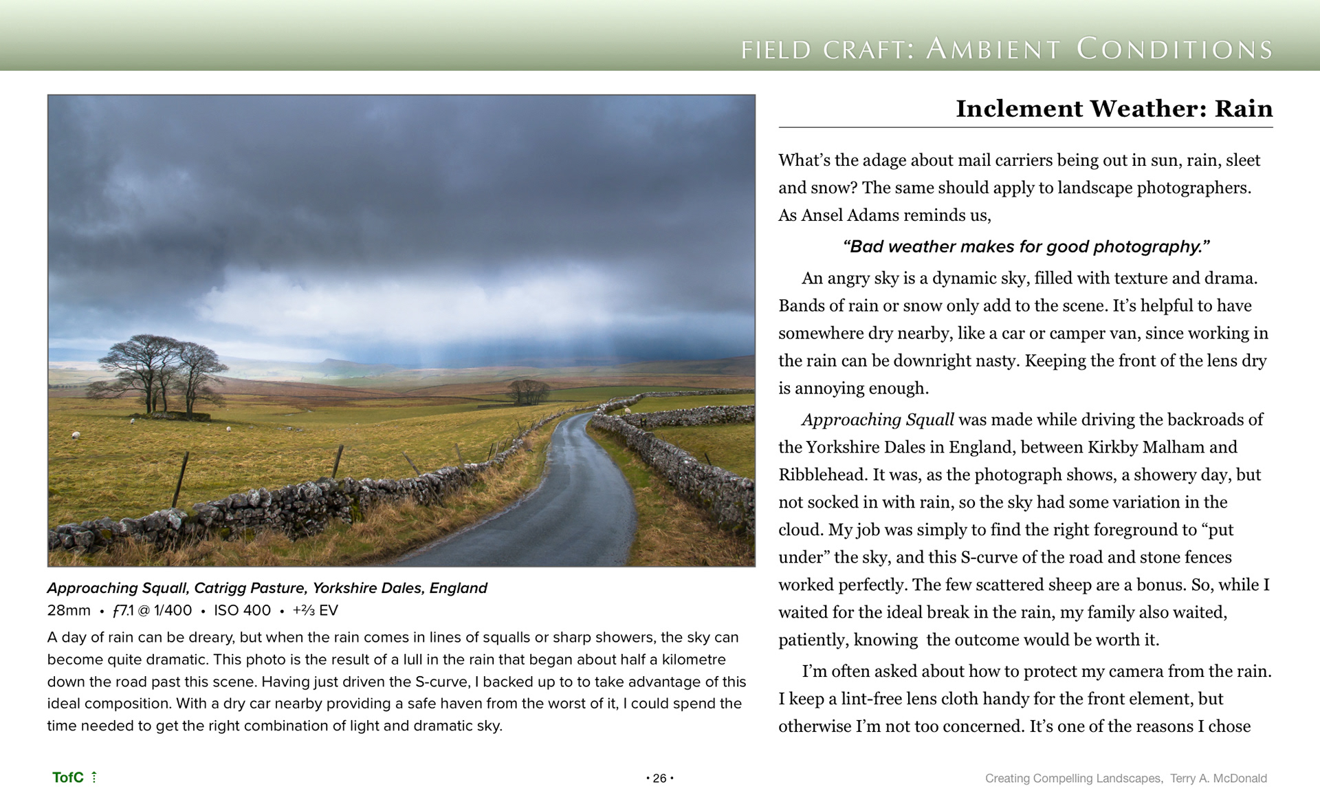 p26 Inclement Weather: Rain