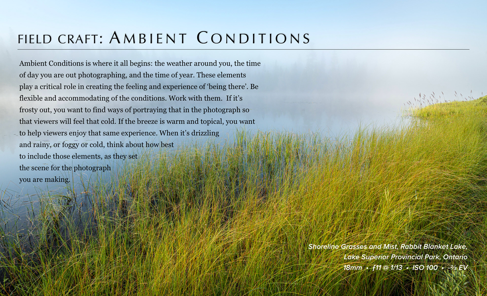 p19 Ambient Conditions