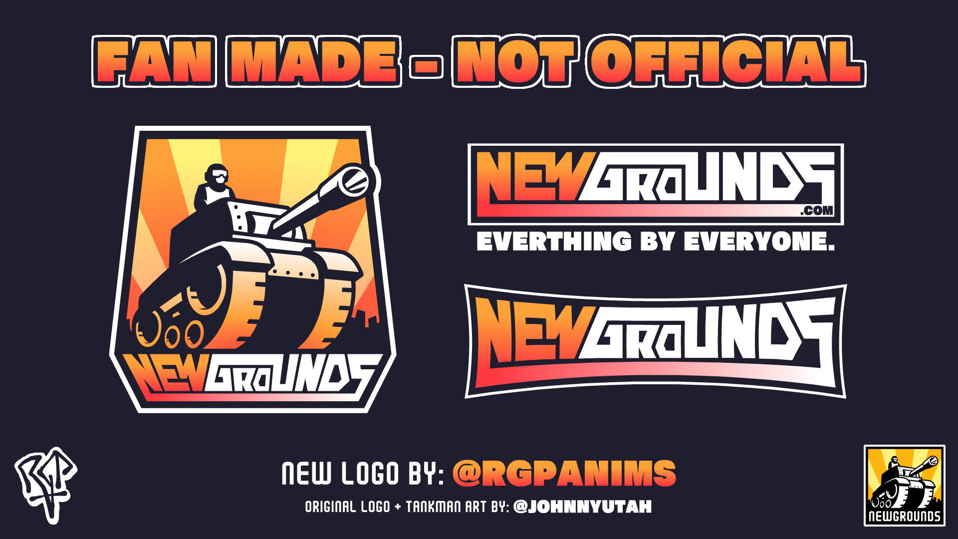 Fan-made Newgrounds Logo (Personal)