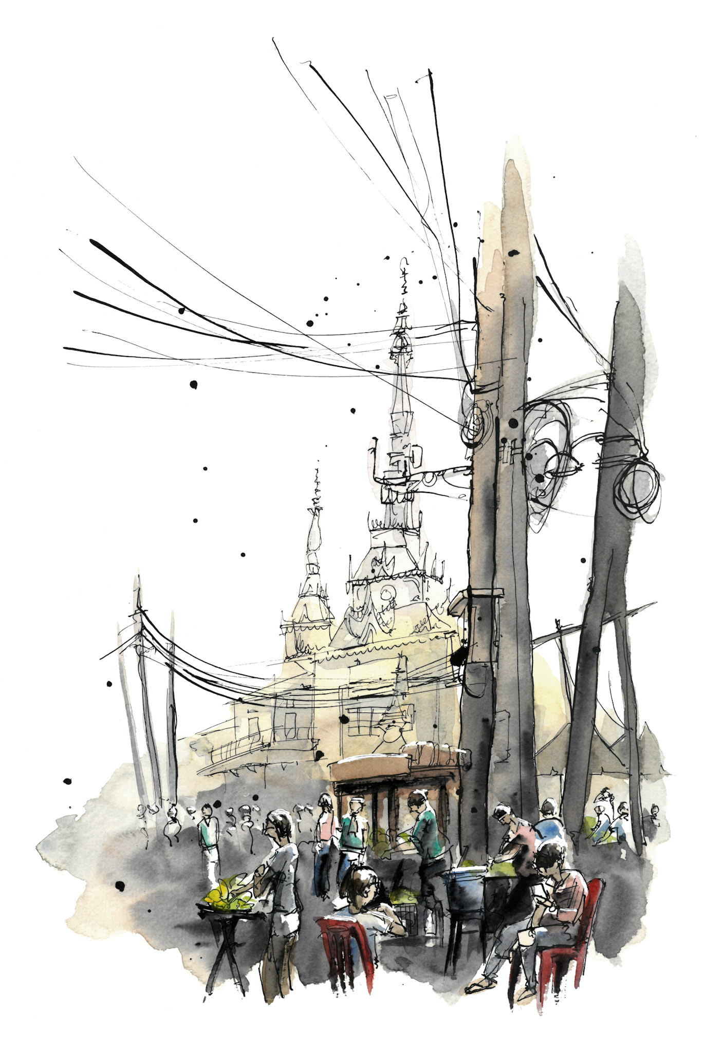 Sanchaung Street, Yangon, Myanmar (2020)