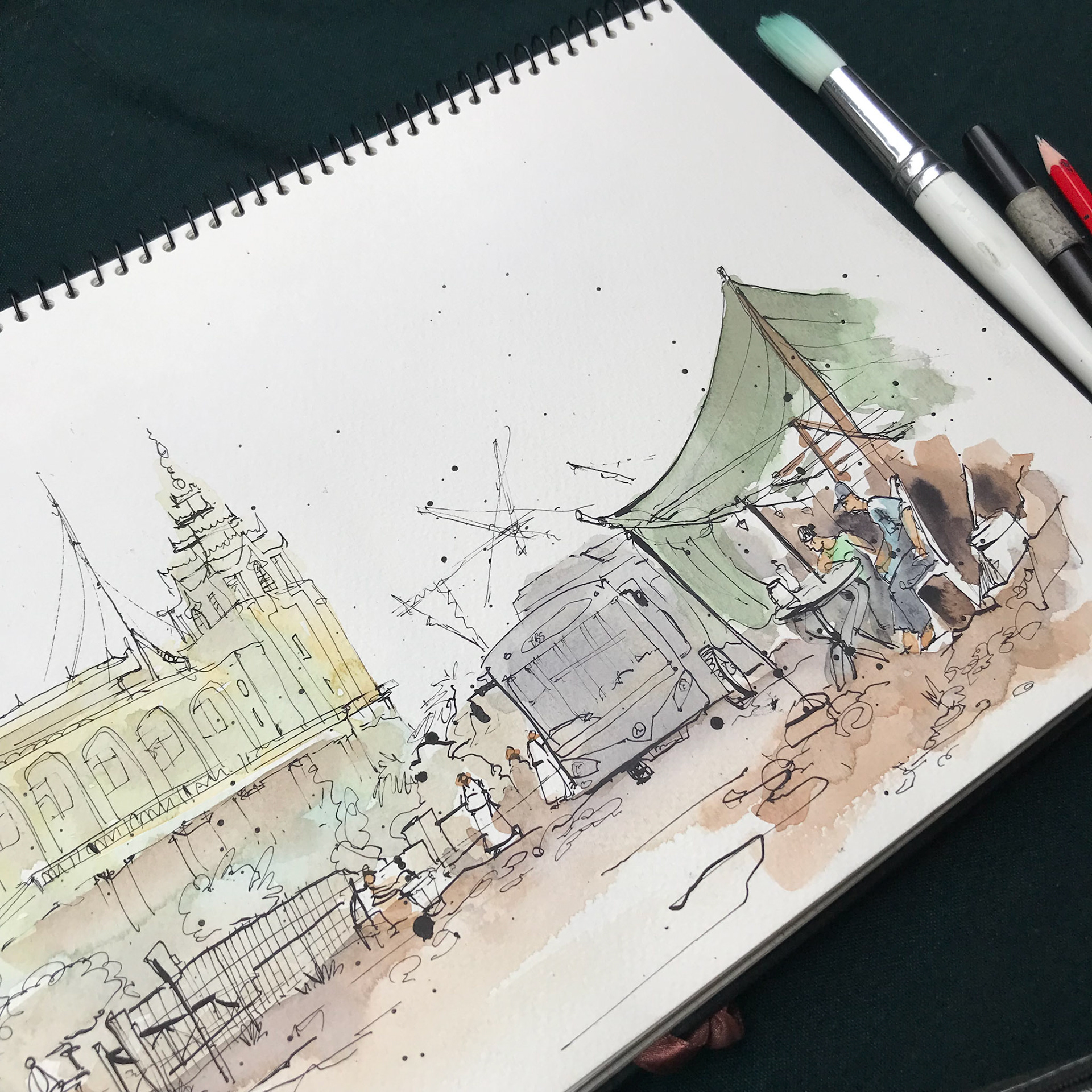 Yangon central railway station, Myanmar (2020)