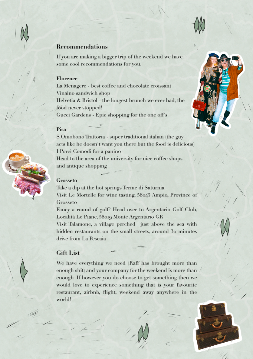 pre arrival information package