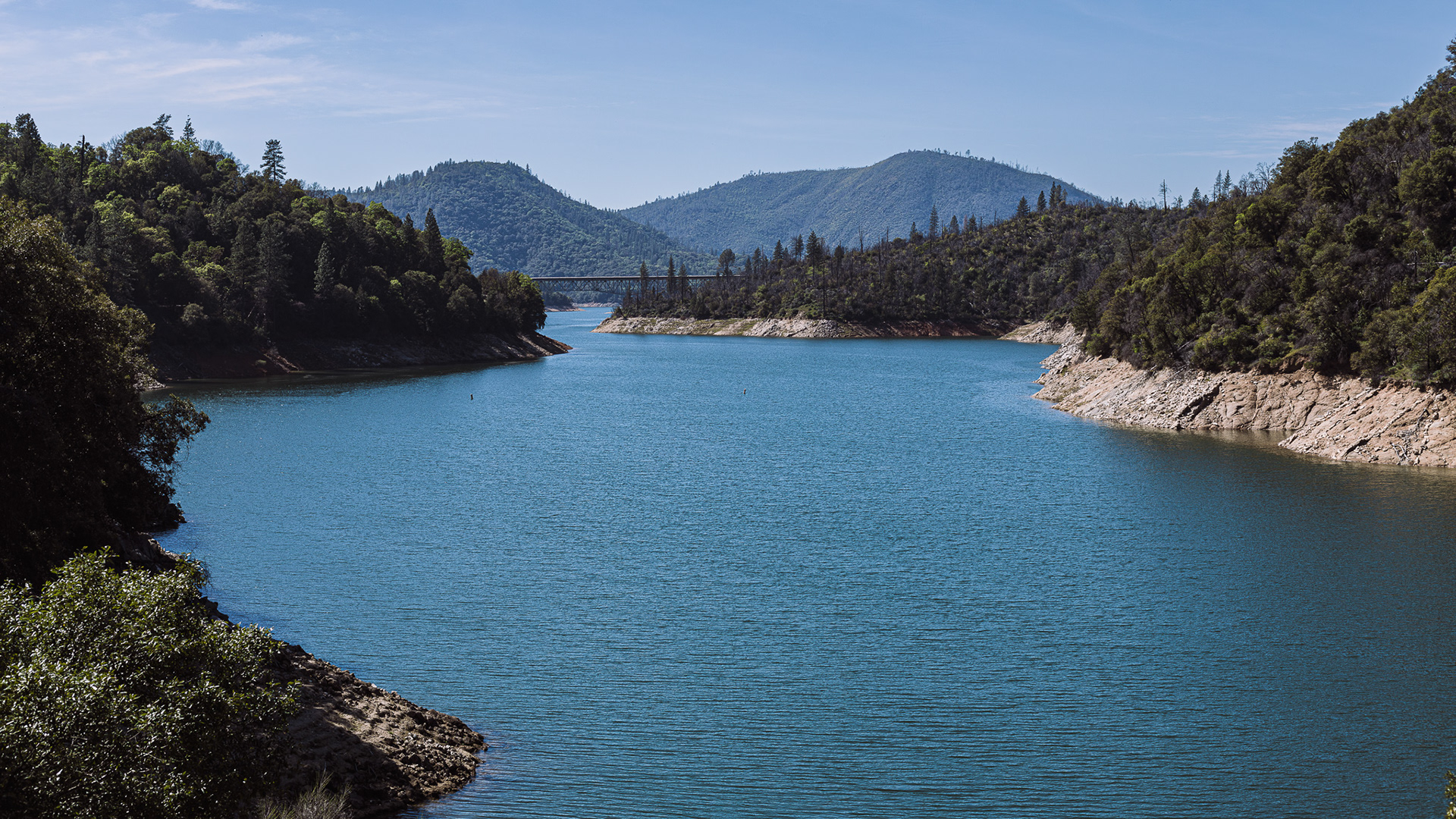 The south fork of lake oroville