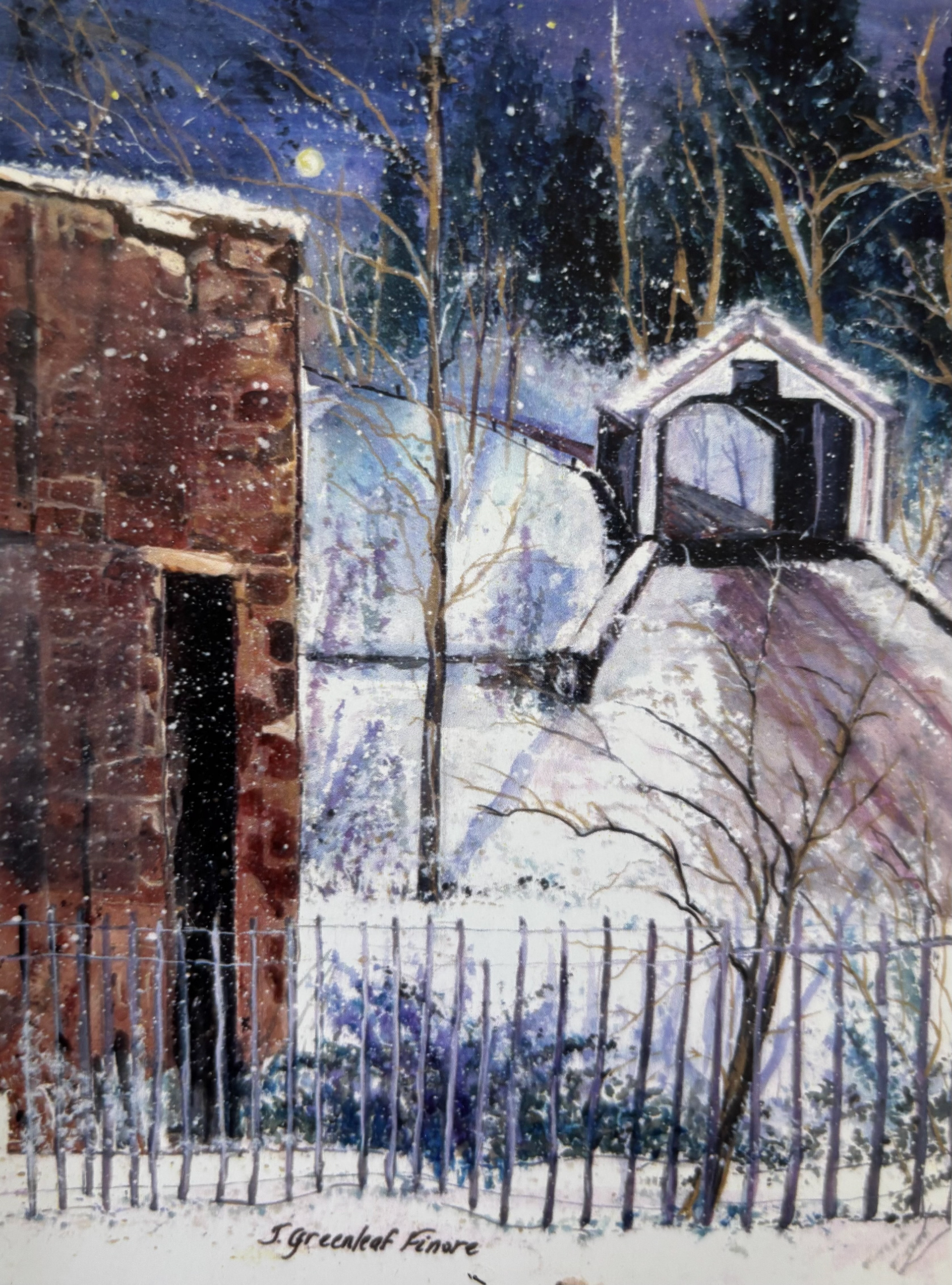 Covered Bridge Nighttime