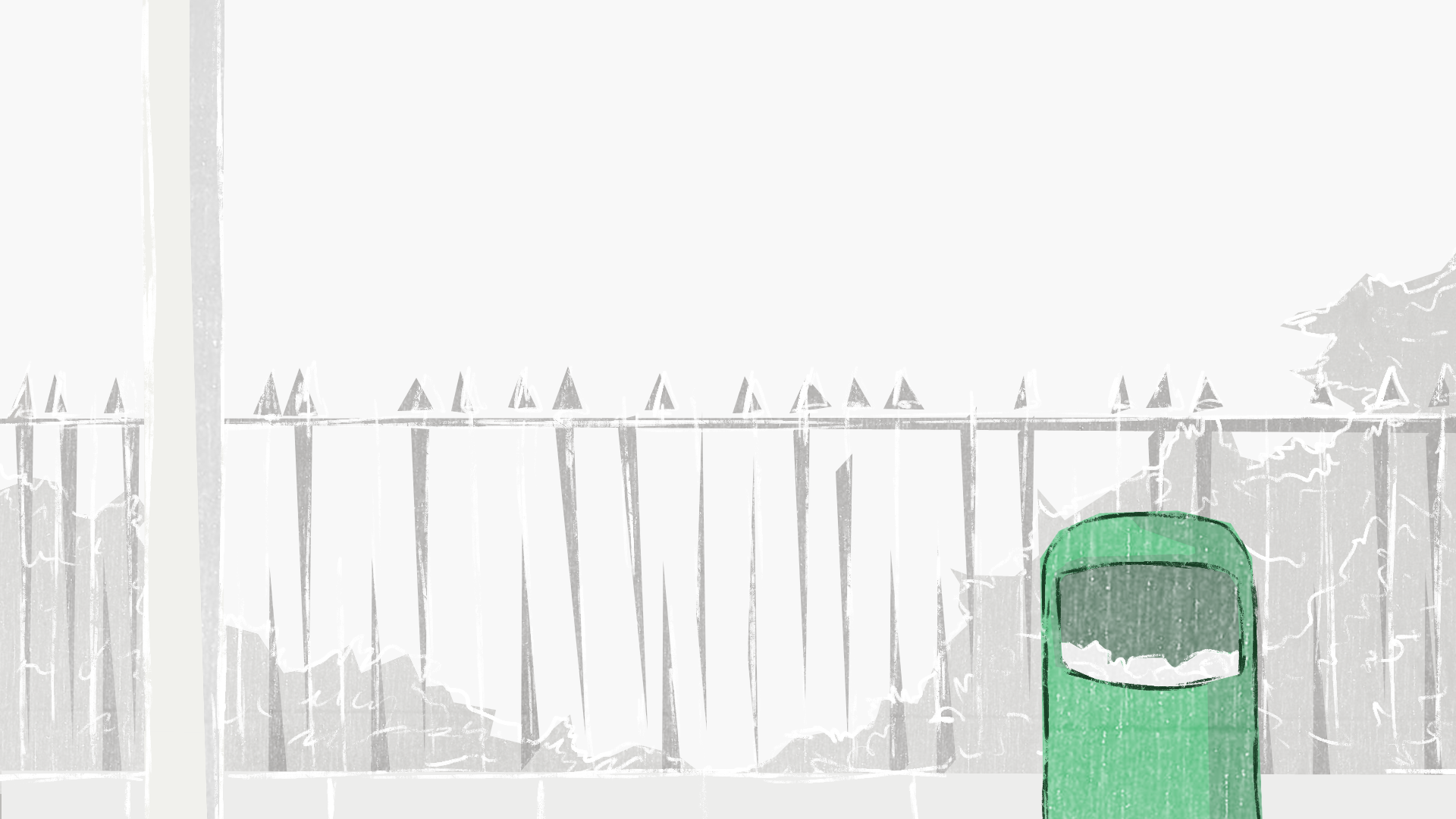 2D digital background for 'the Magentalman and The Gentlemint'