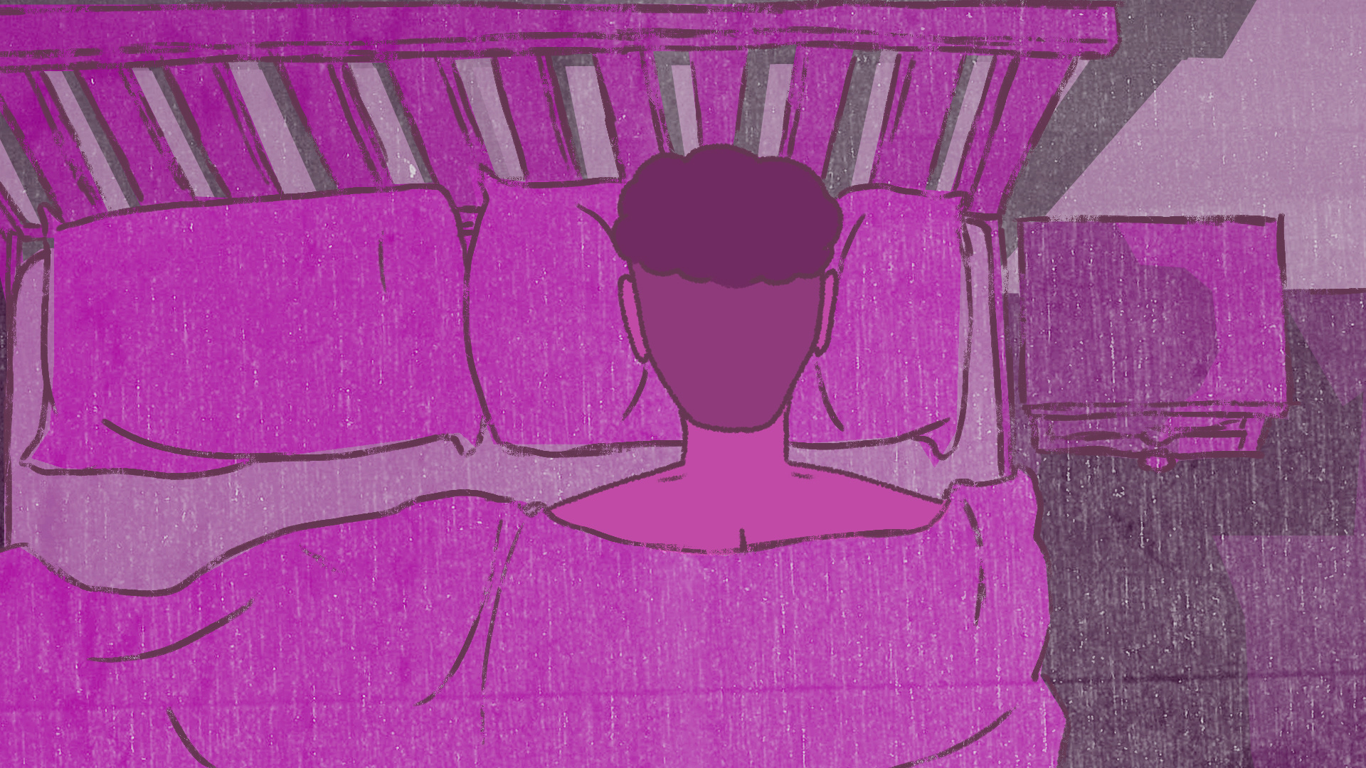 2D digital background for 'the Magentalman and The Gentlemint'