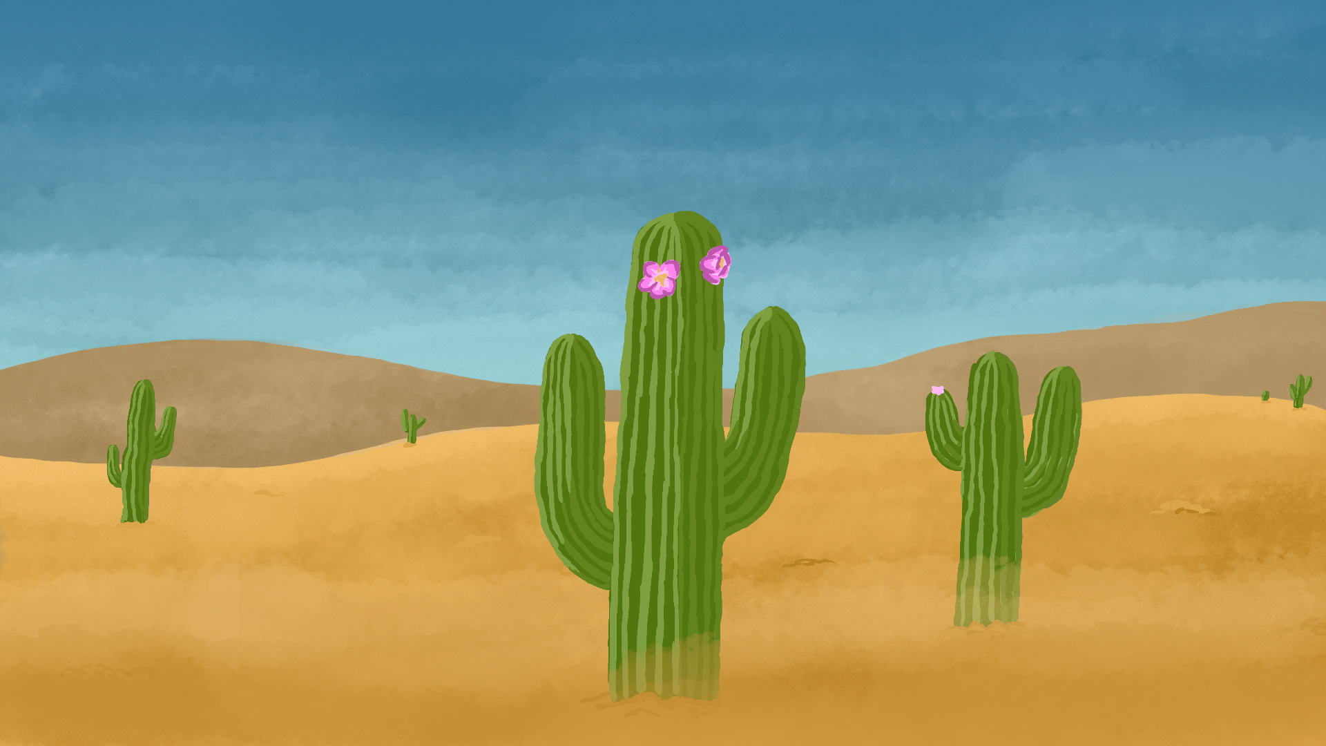 A development background for a cartoon by Hey Daisy Moon