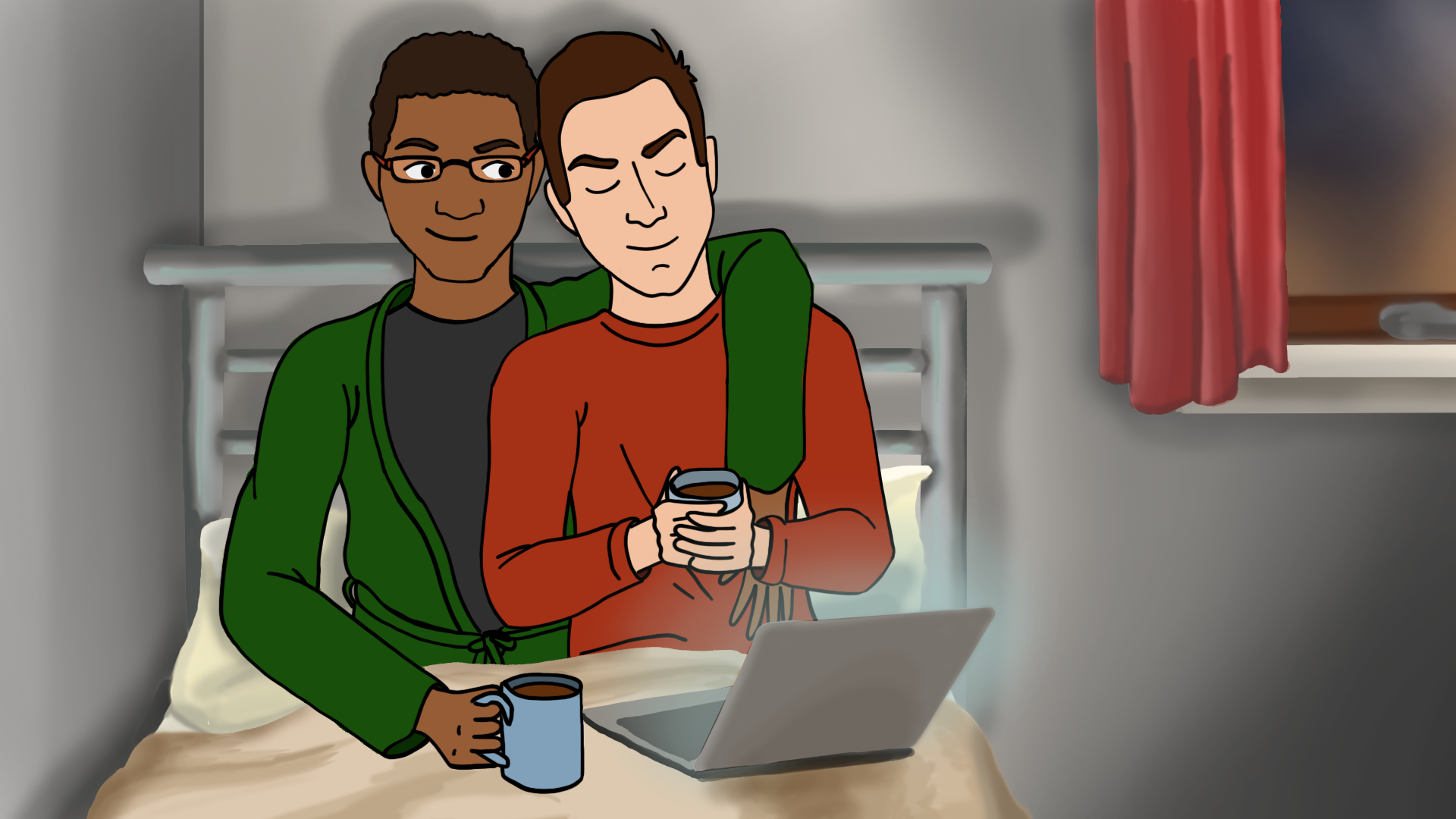 A background for my short university film 'Not Safe For Whippersnappers'