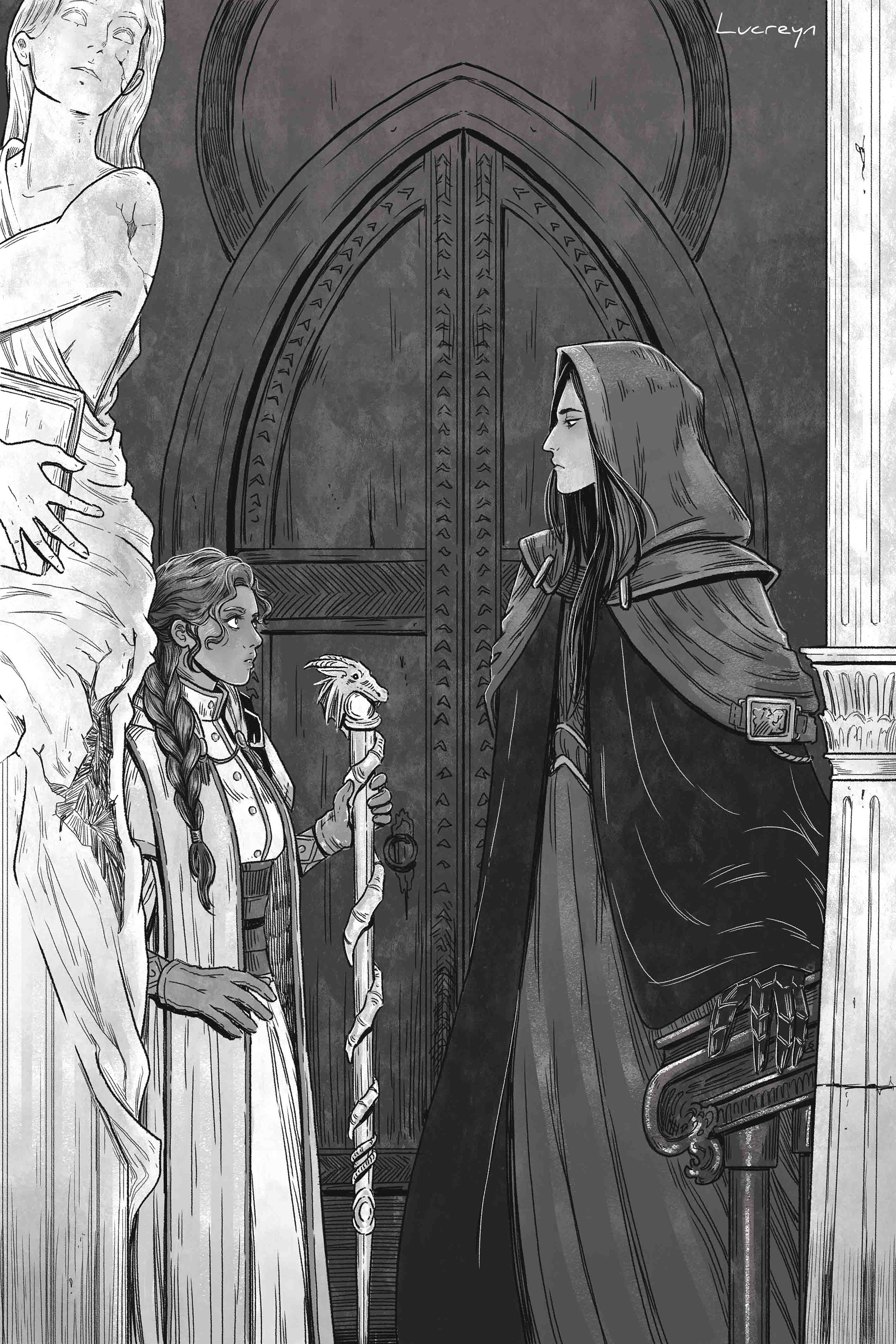 Commission for Isla. Illustrated novel.