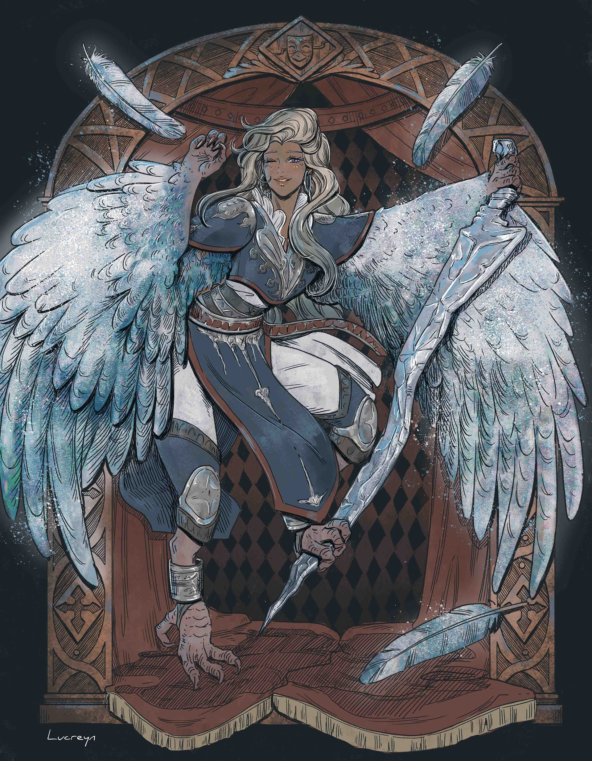 Dnd character illustration