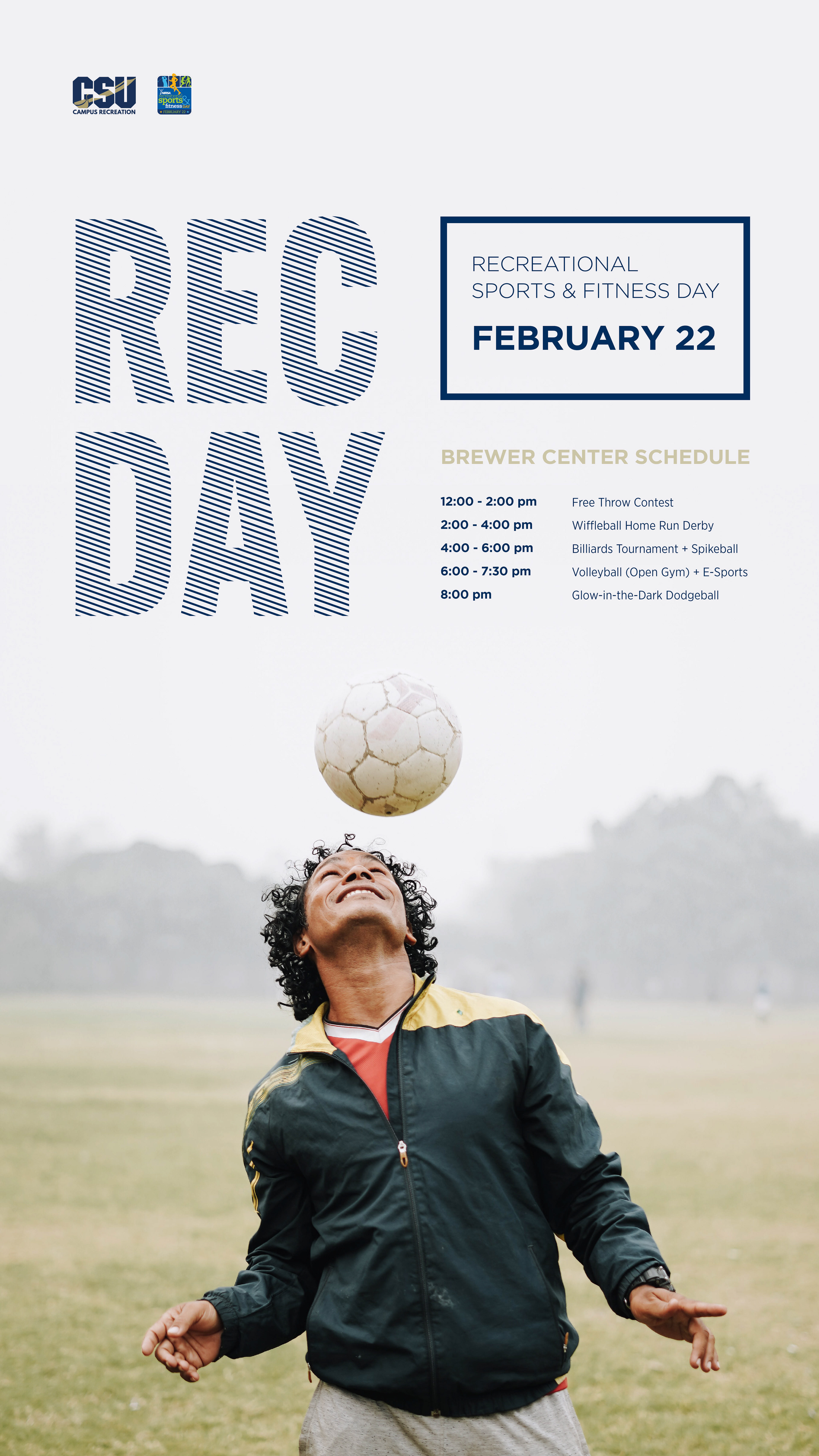Social media graphics for Rec Day