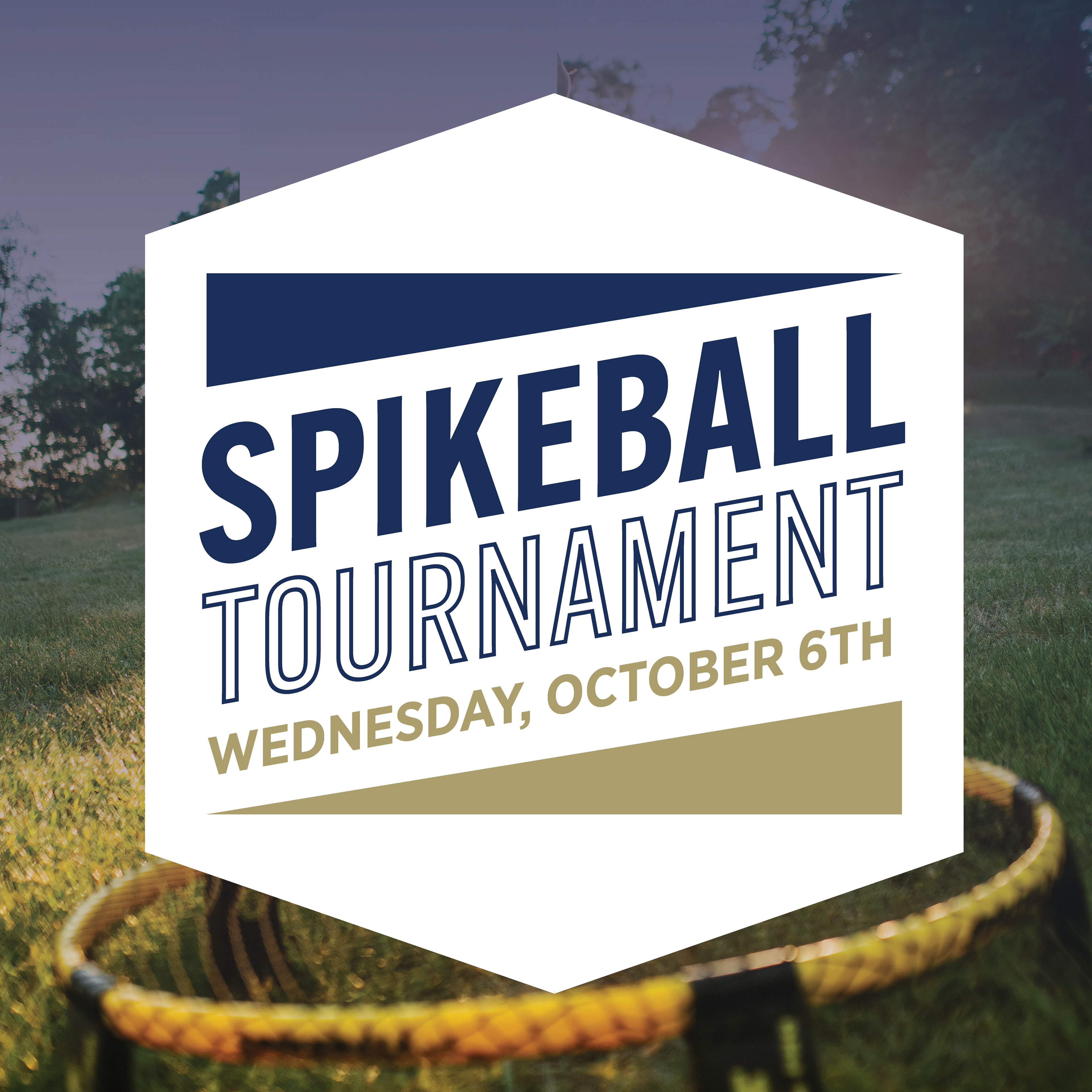 Social media graphics for Spikeball Tournament