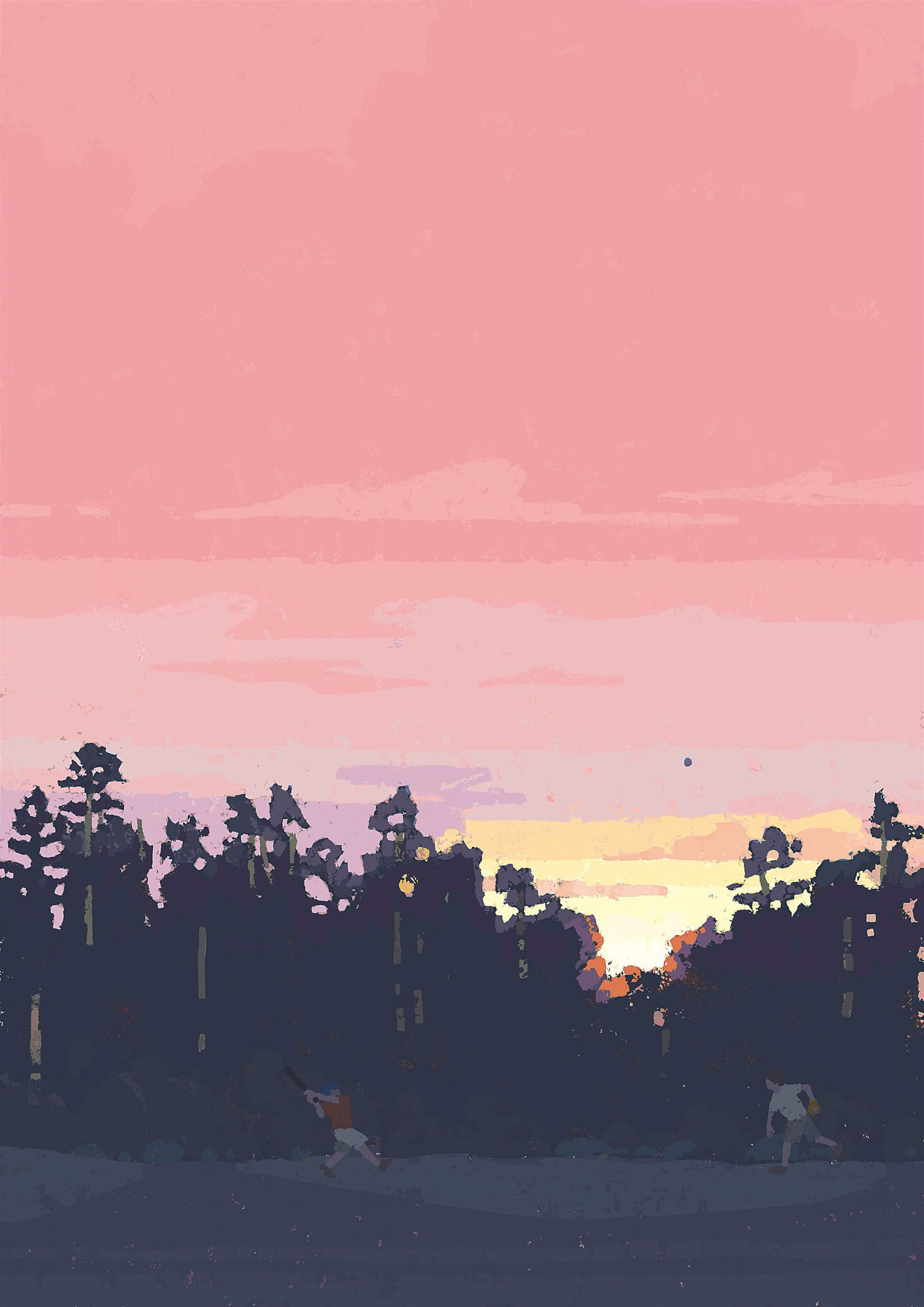 カキーン