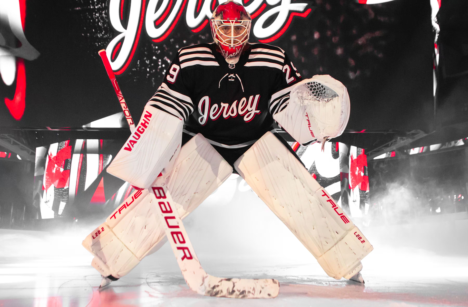 Example of Devils alternate jersey 1