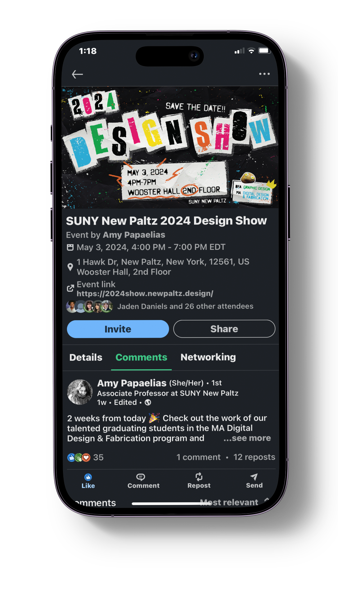 LinkedIn banner for event.