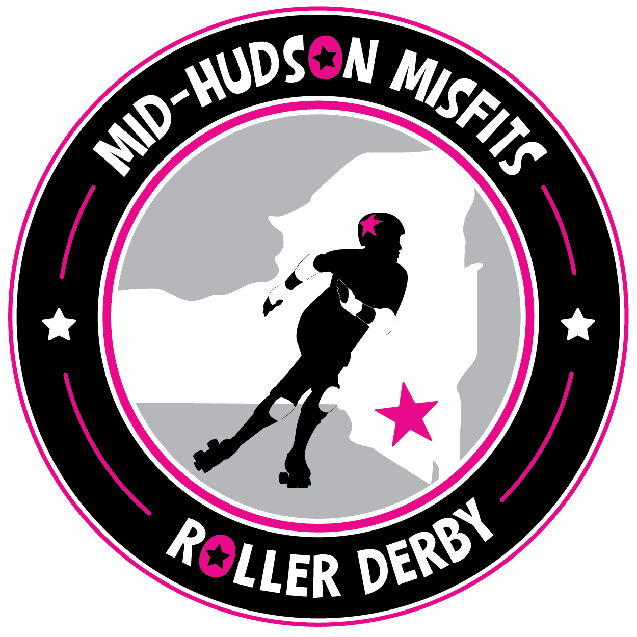 Mid-Hudson Misfits Roller Derby Logo