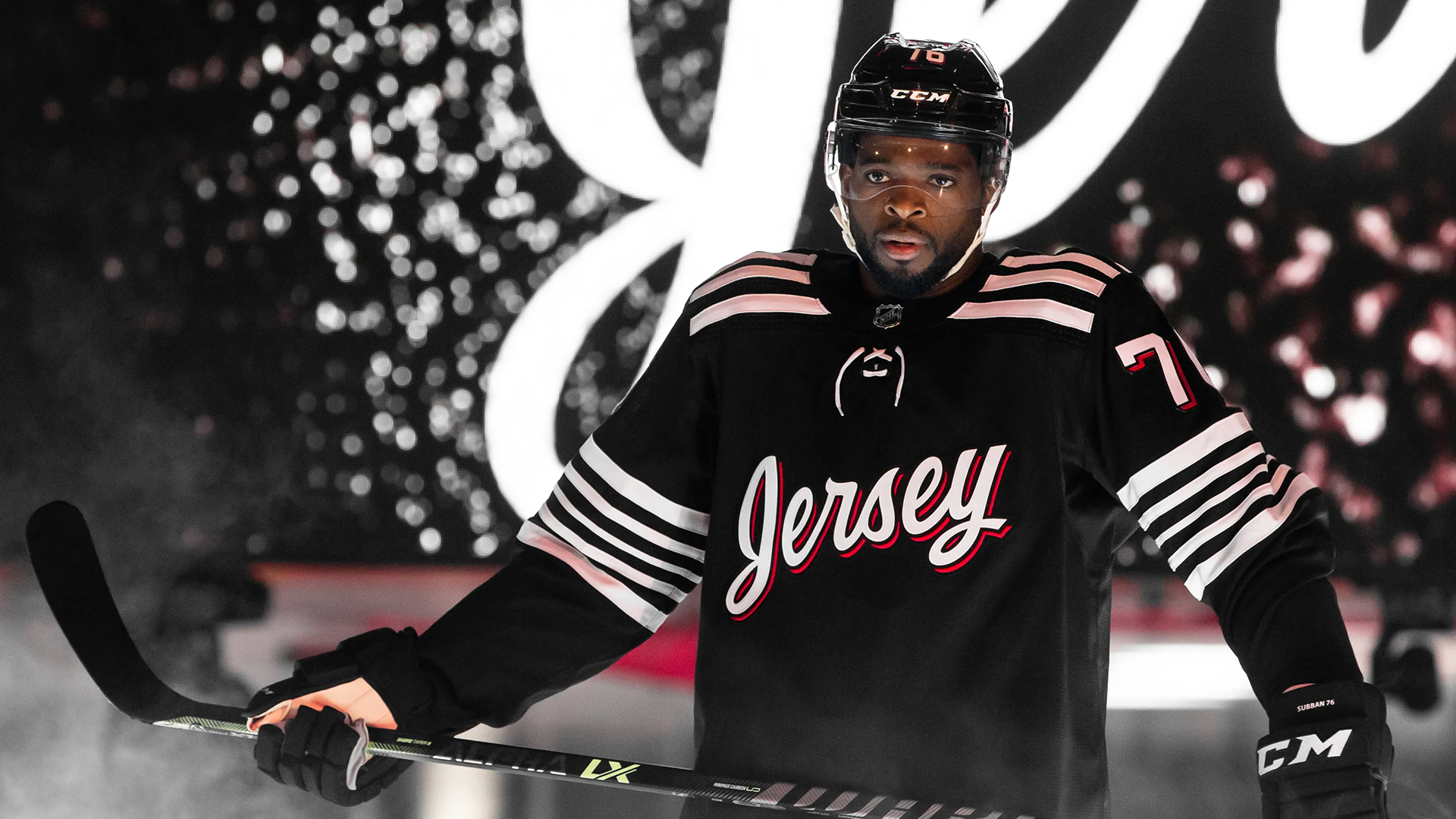 Example of Devils alternate jersey 1