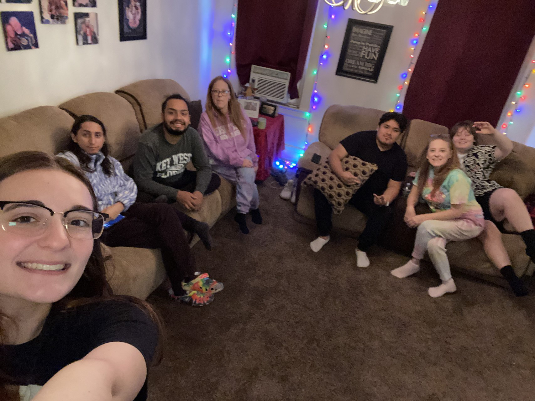 Family and friends at my thesis party!