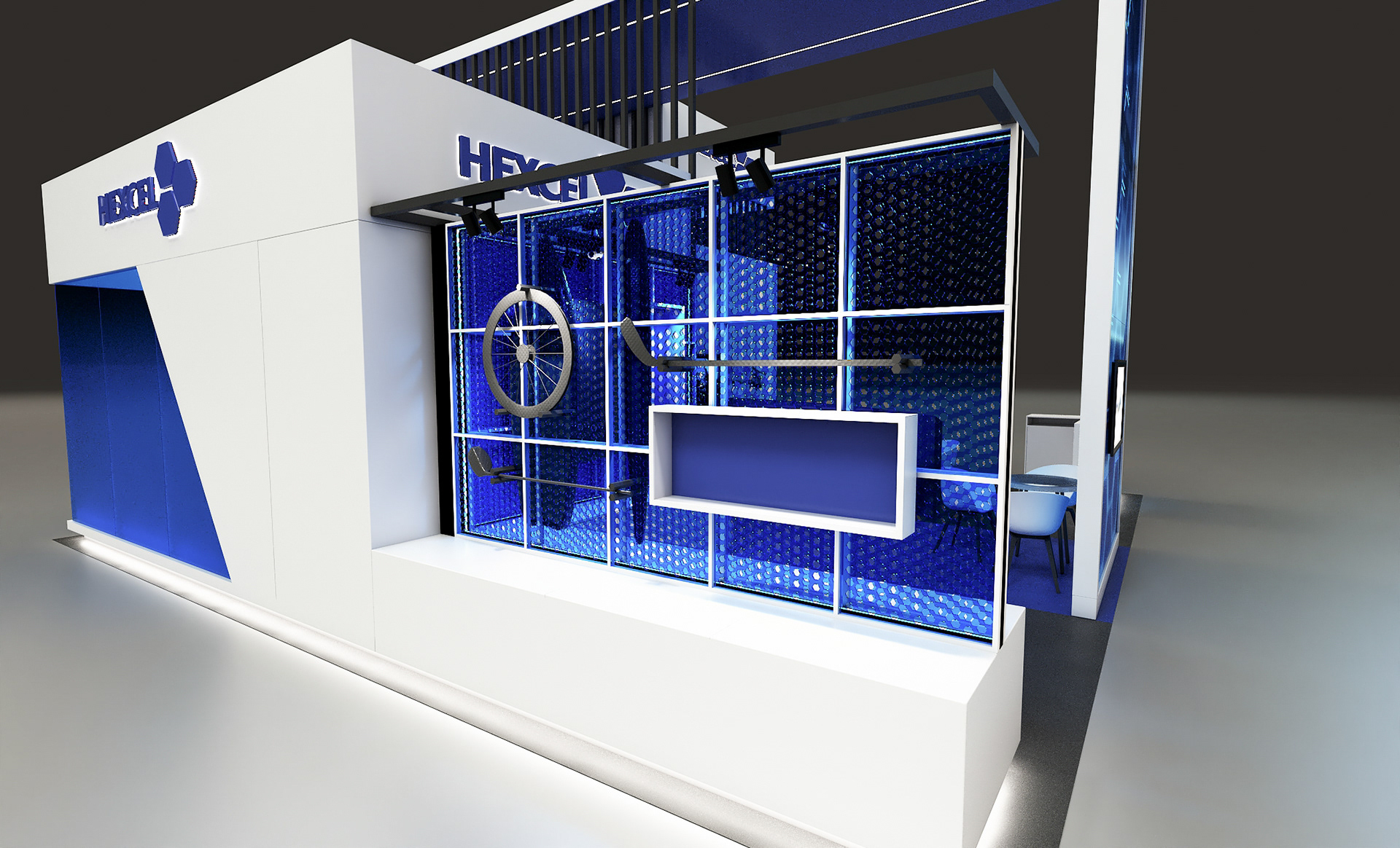 Product wall draws attendee attention