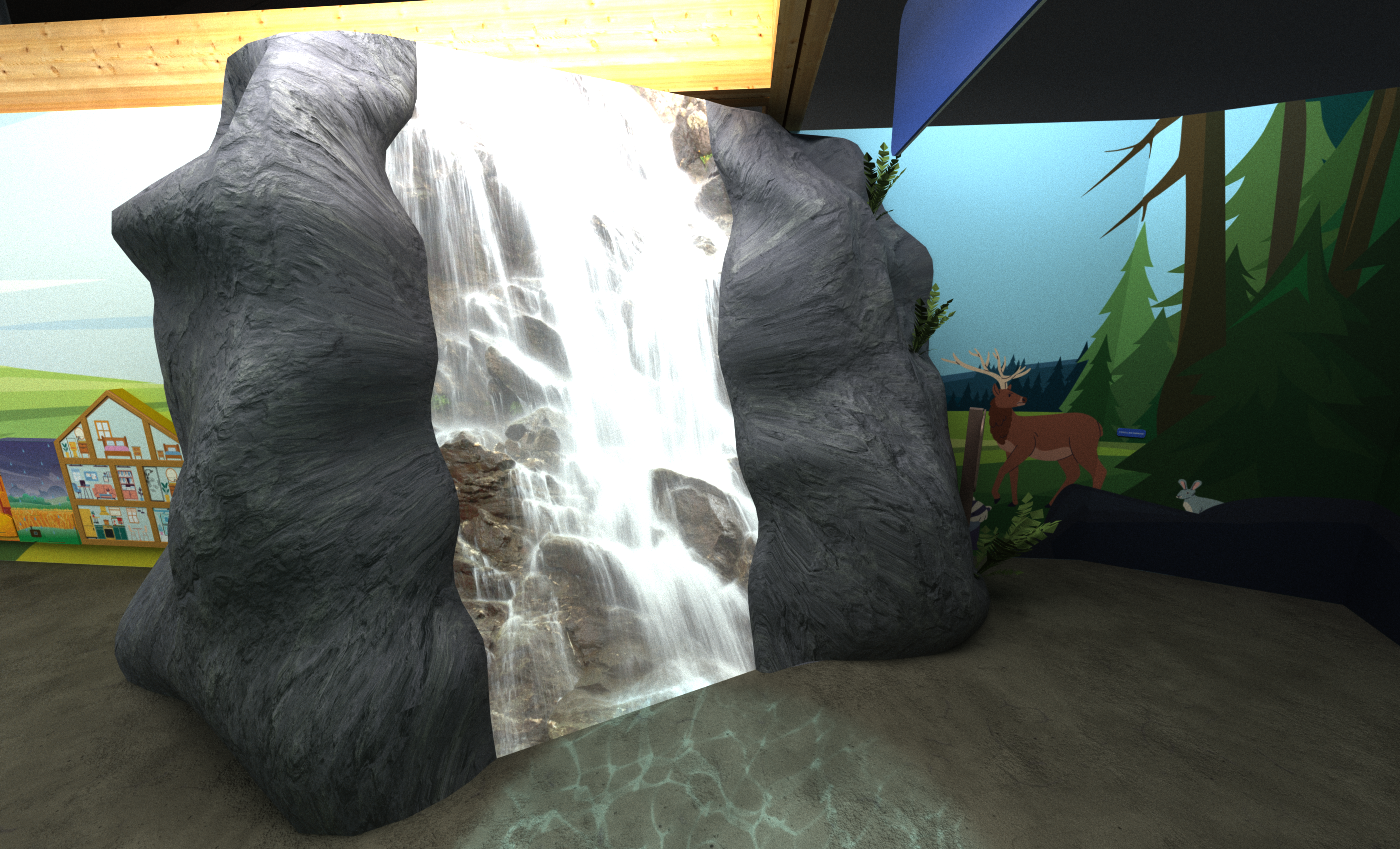 Zone 1 - Waterfall