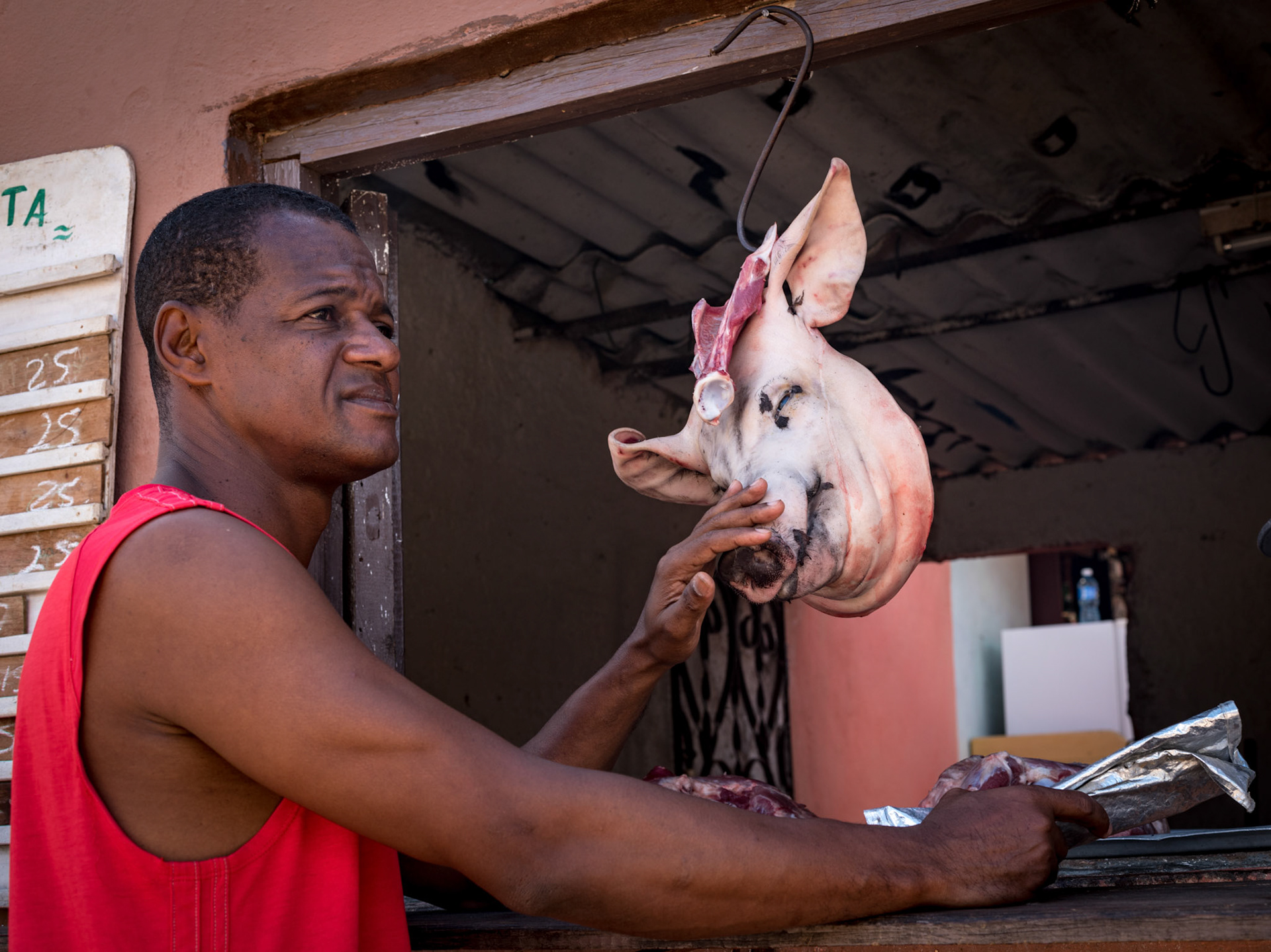Waiting At The Butcher