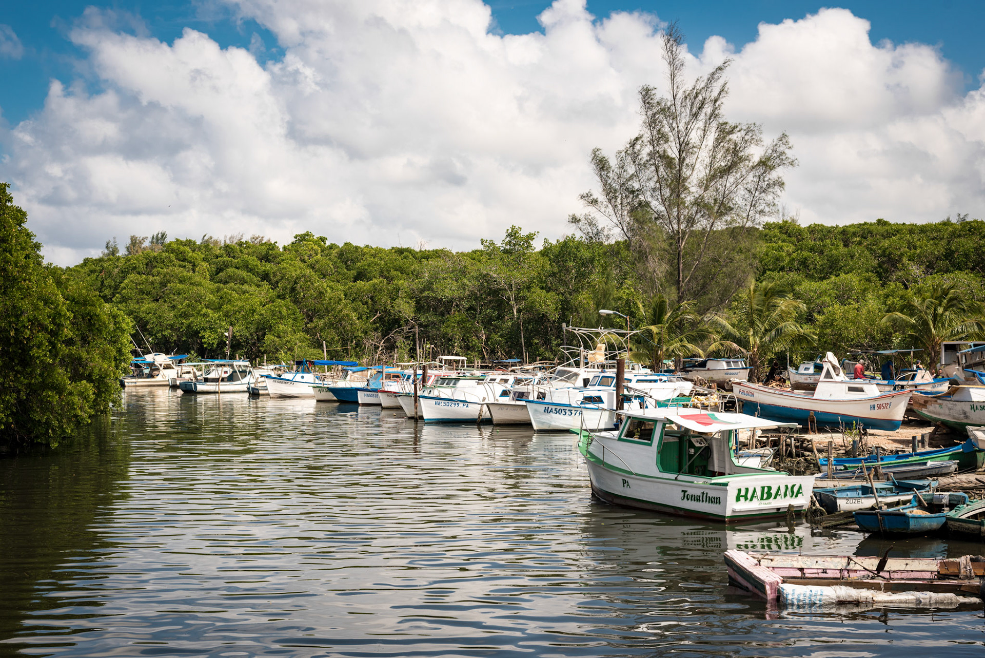 Boats On The River In Havana