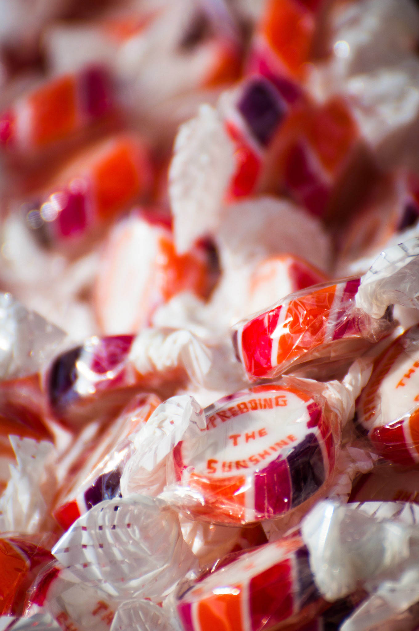 Free Sweets; take one, have a chat!