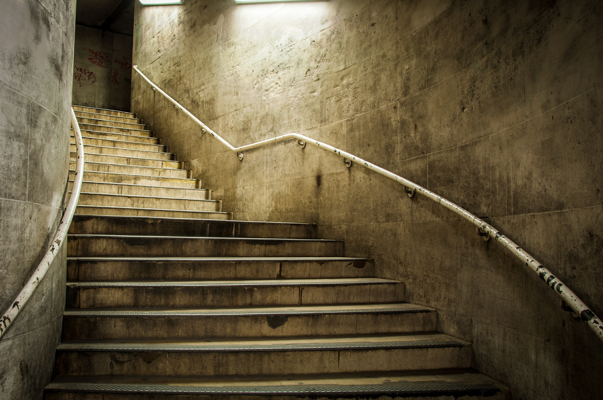 Steps up to The Bridge