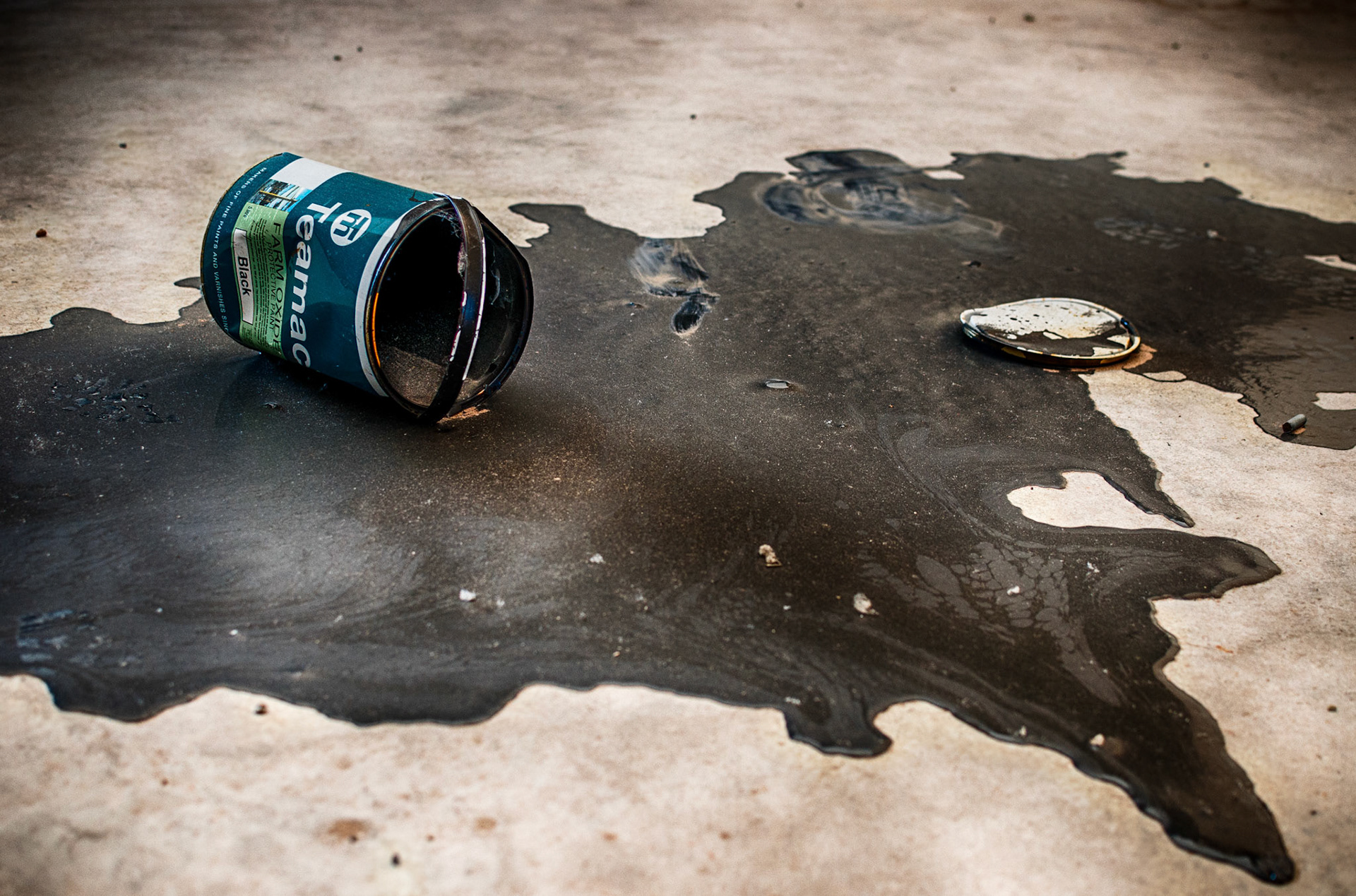 Whoops, Mind The Paint Spillage