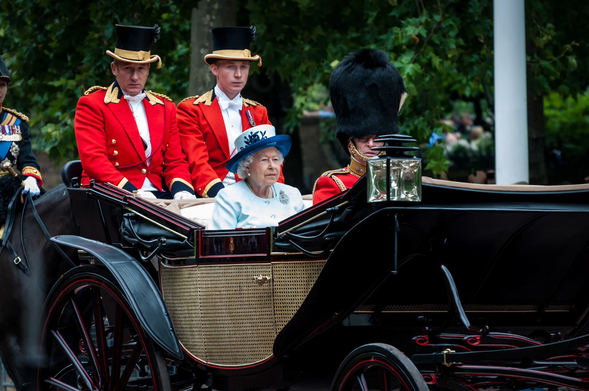 Queen Inspecting Her Guard 1