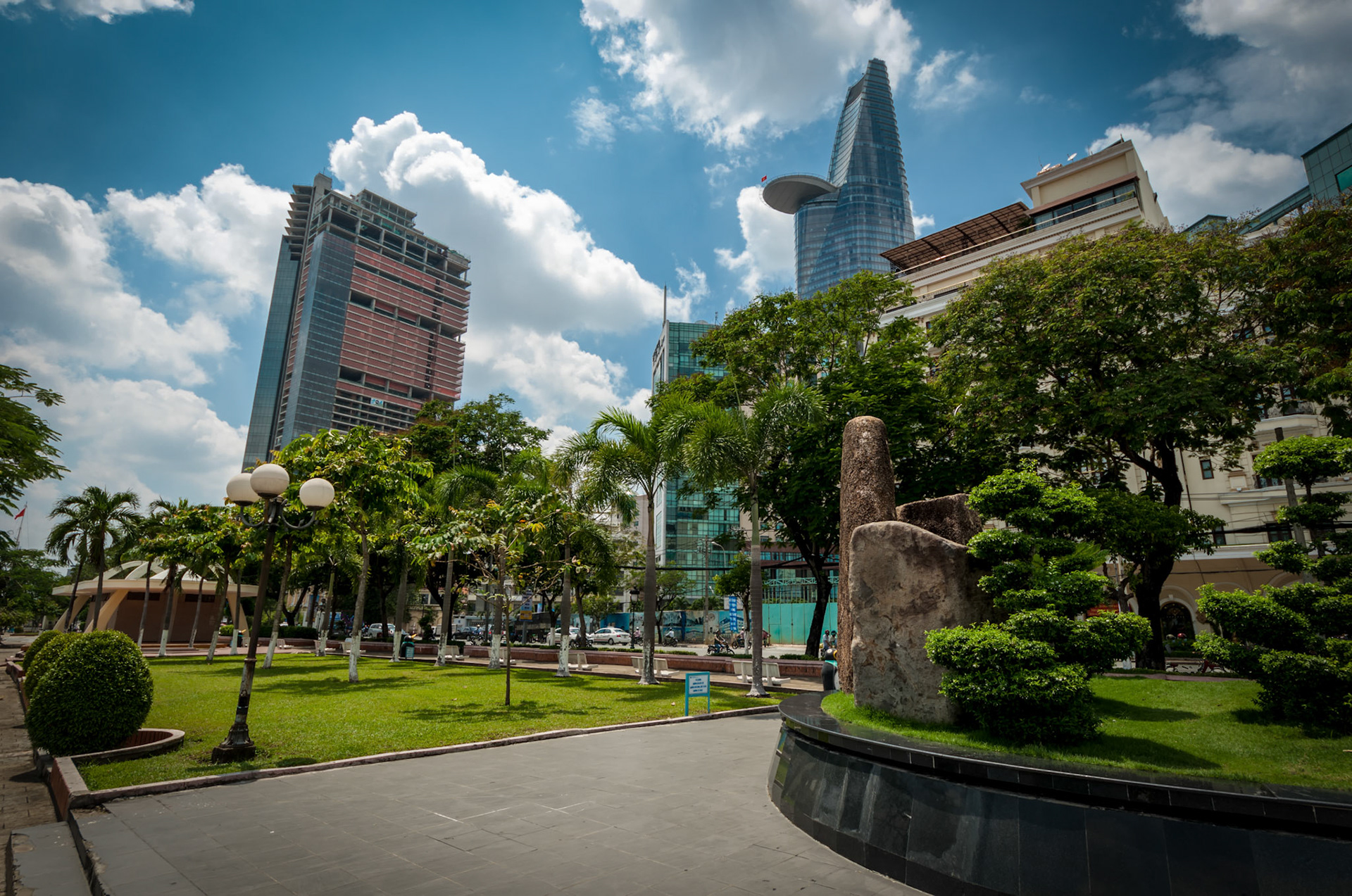 The park by the river