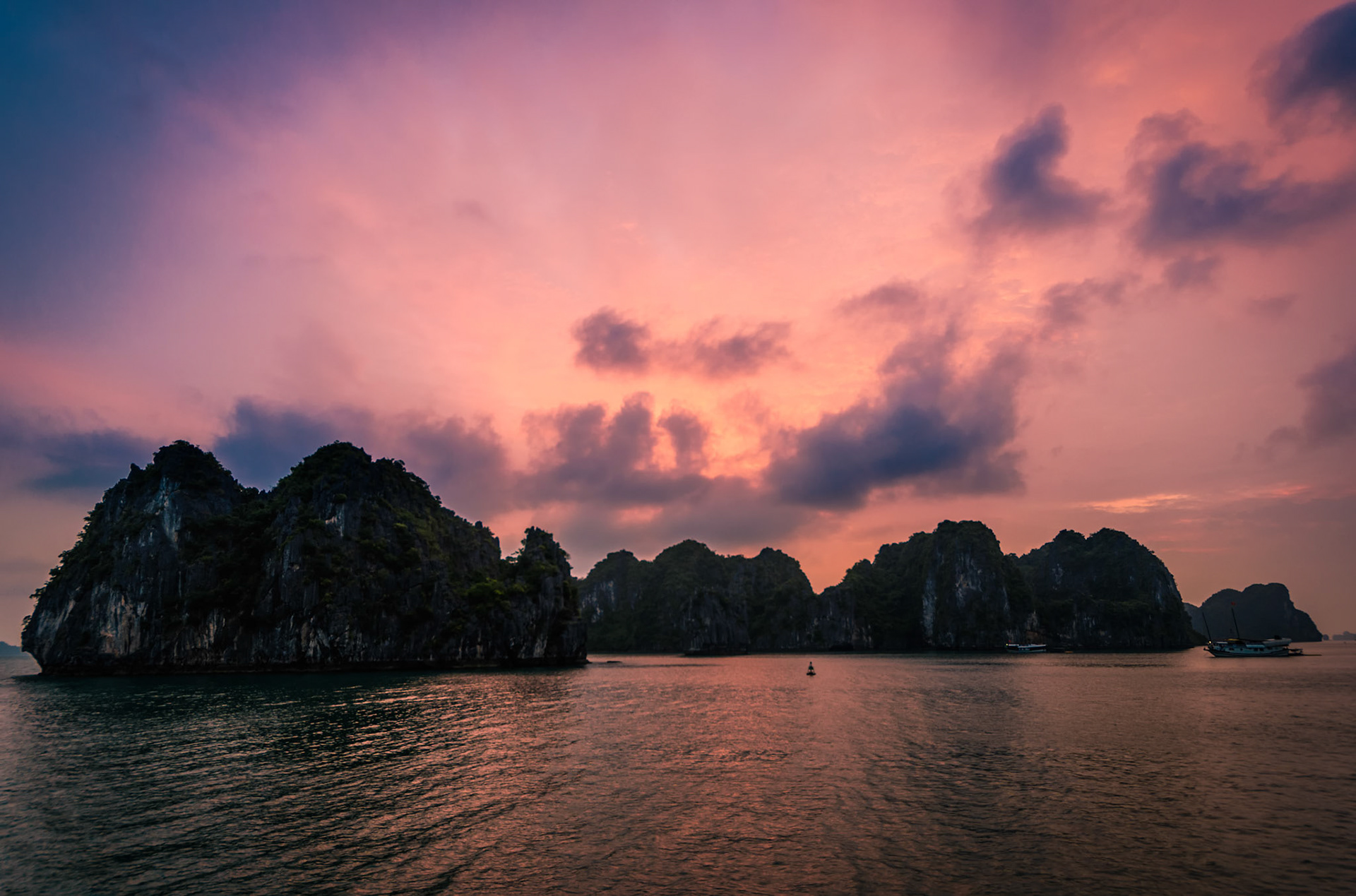 First  morning in Ha Long