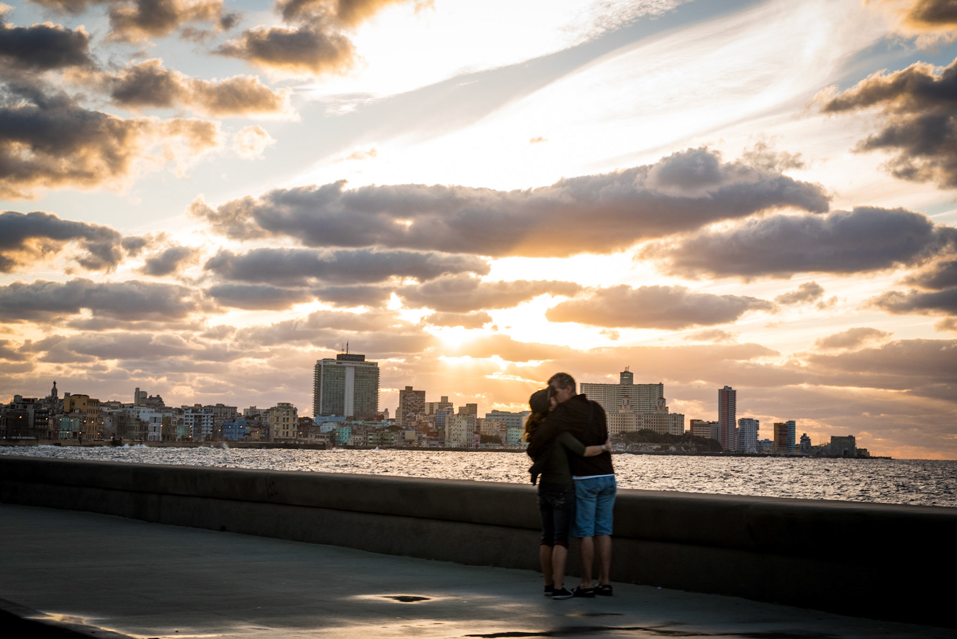 Holding Each Other By The Sea