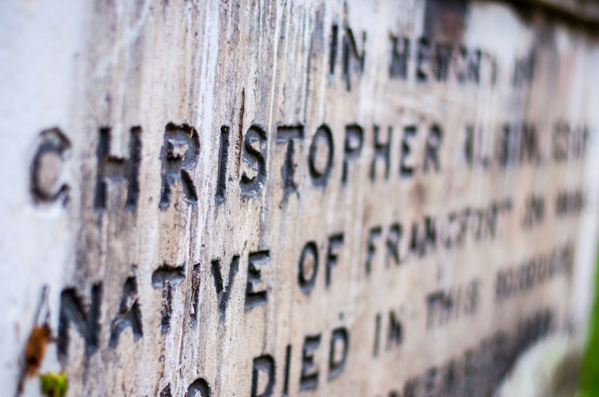 In Memory Of Christopher Aubin