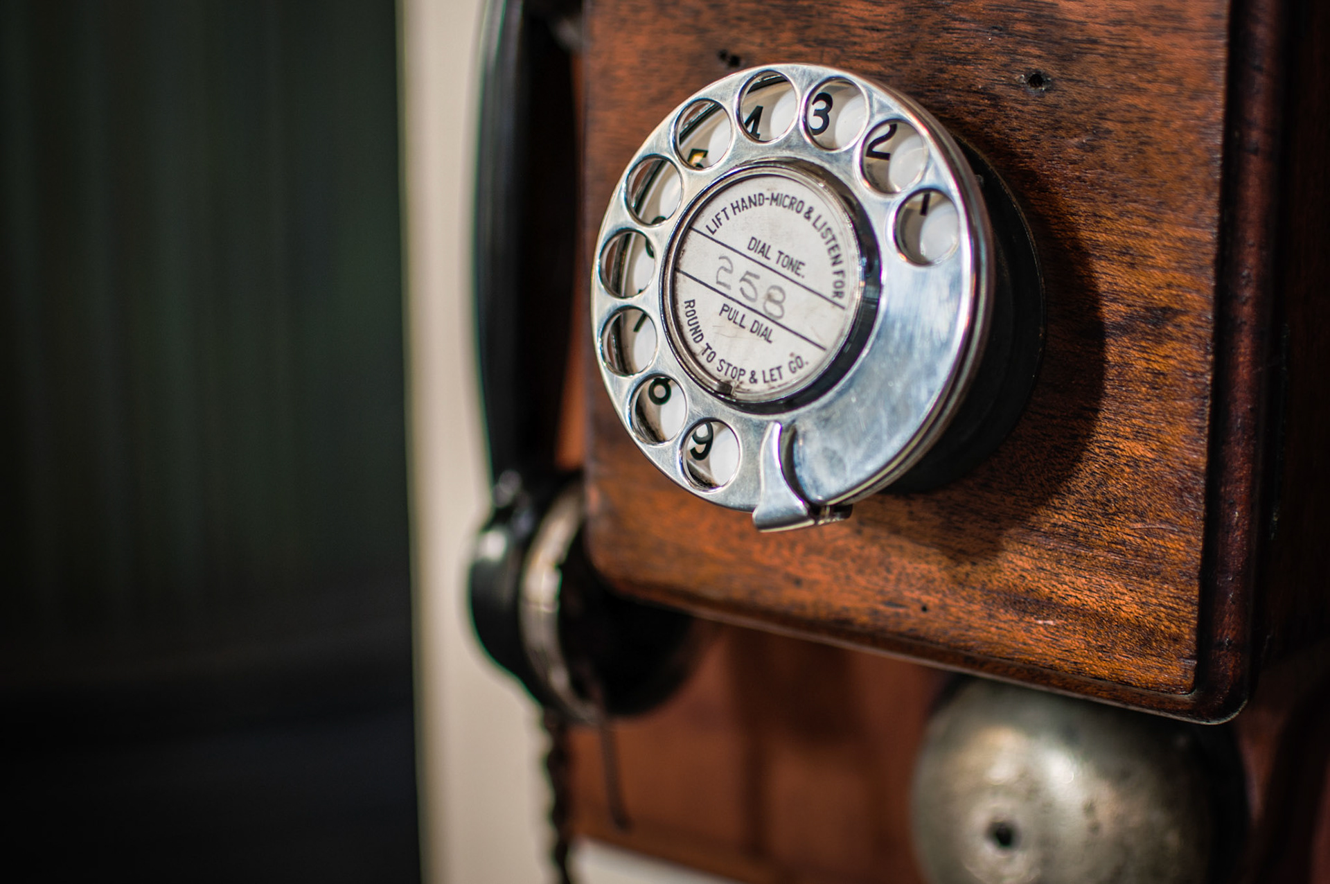 Dial 258 for the Engine House.