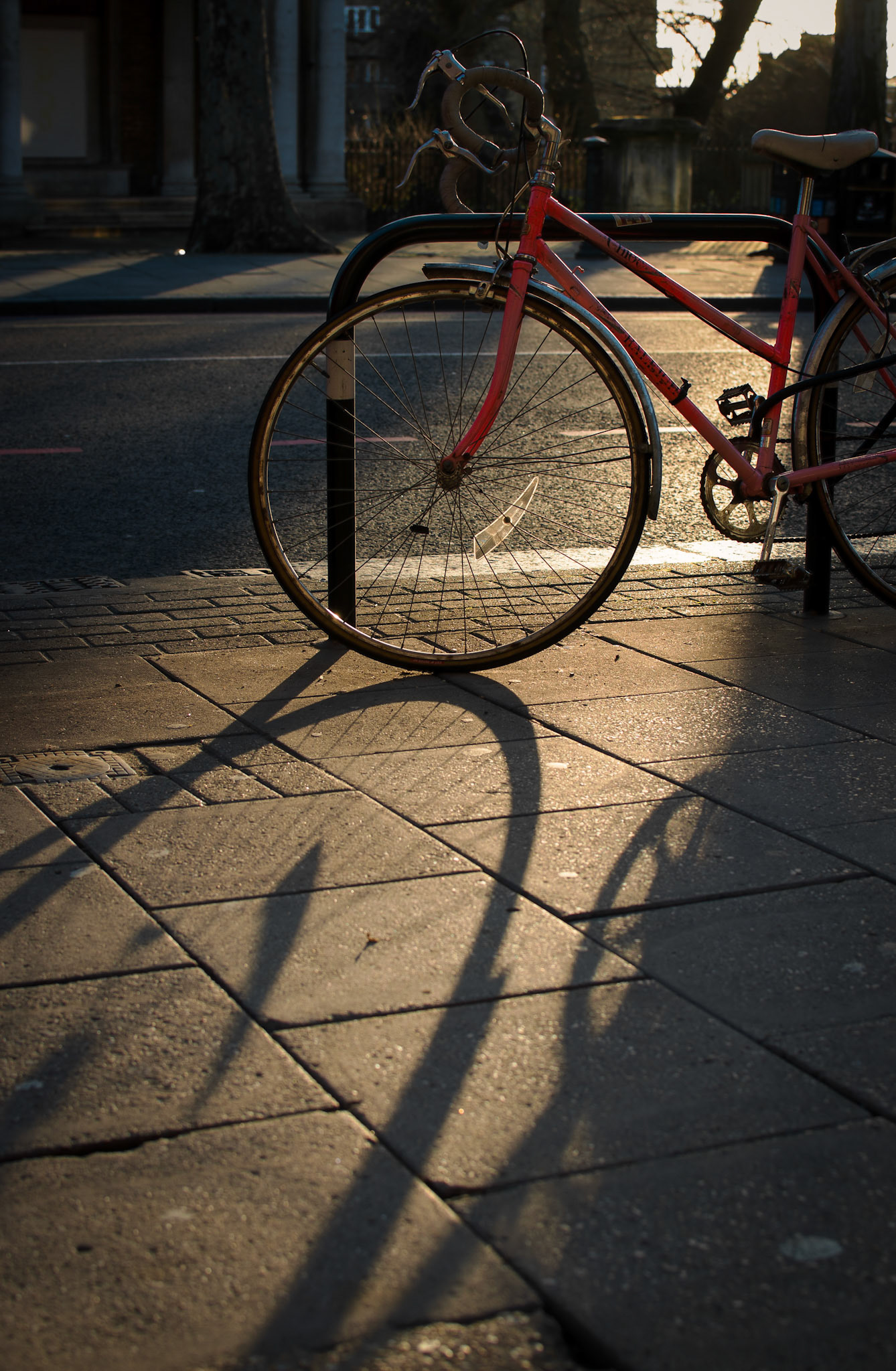 This bike likes nothing more than working on its tan. Like a true Brit, it looks like it's overdone it to the point of going pink.