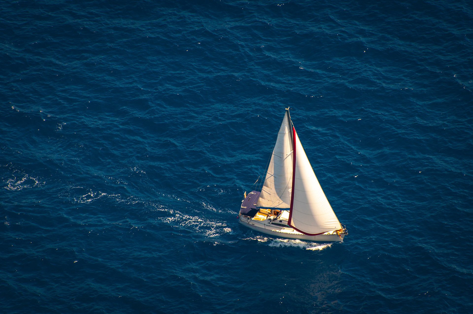 Some people enjoy a quiet relaxing holiday on board, around the isle of Capri.