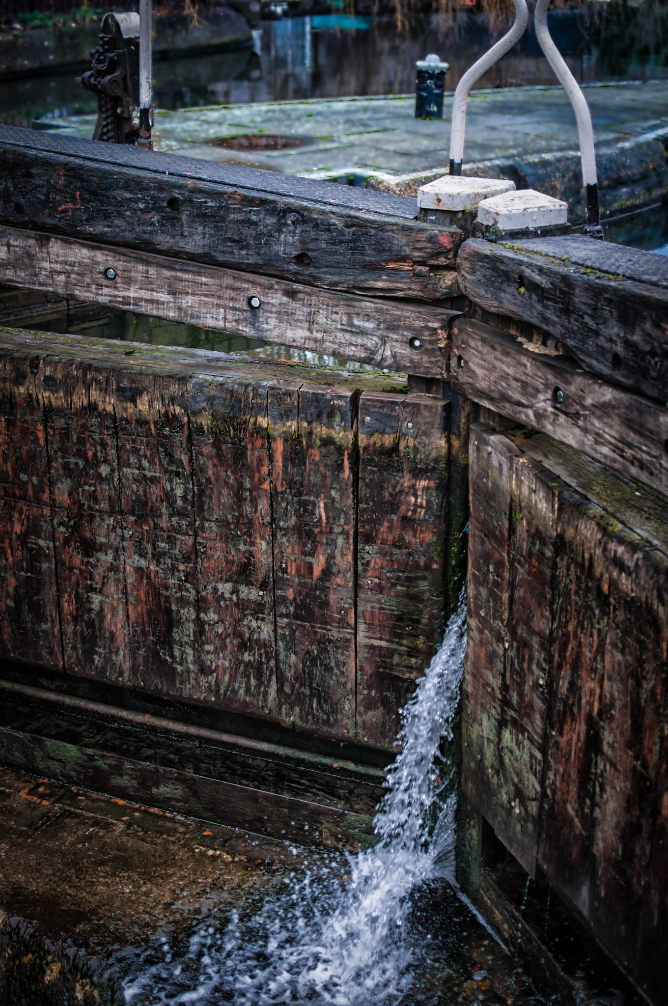 Has anyone ever wondered why lock gates always leak a little?!