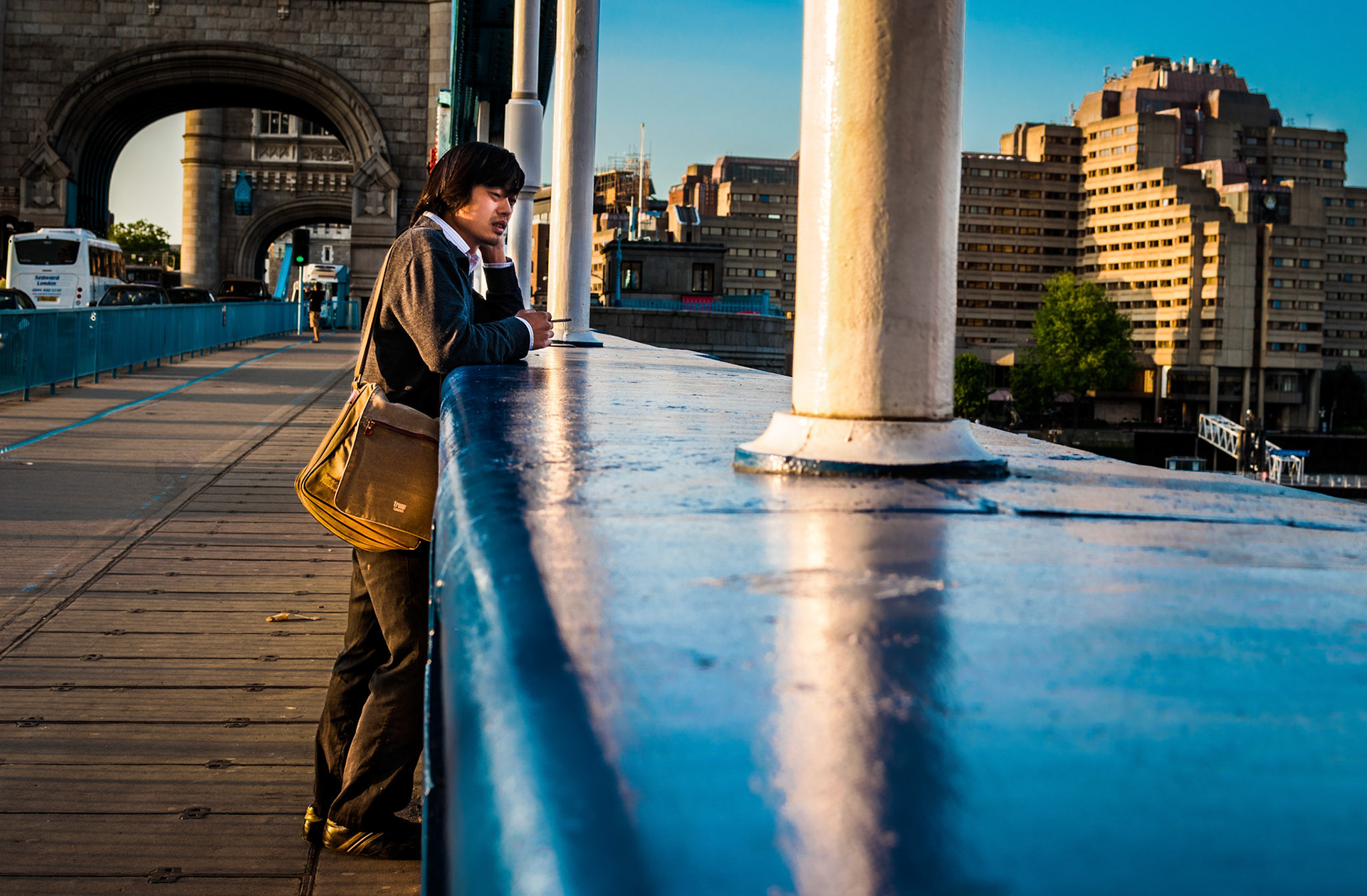 Contemplating Life On Tower Bridge