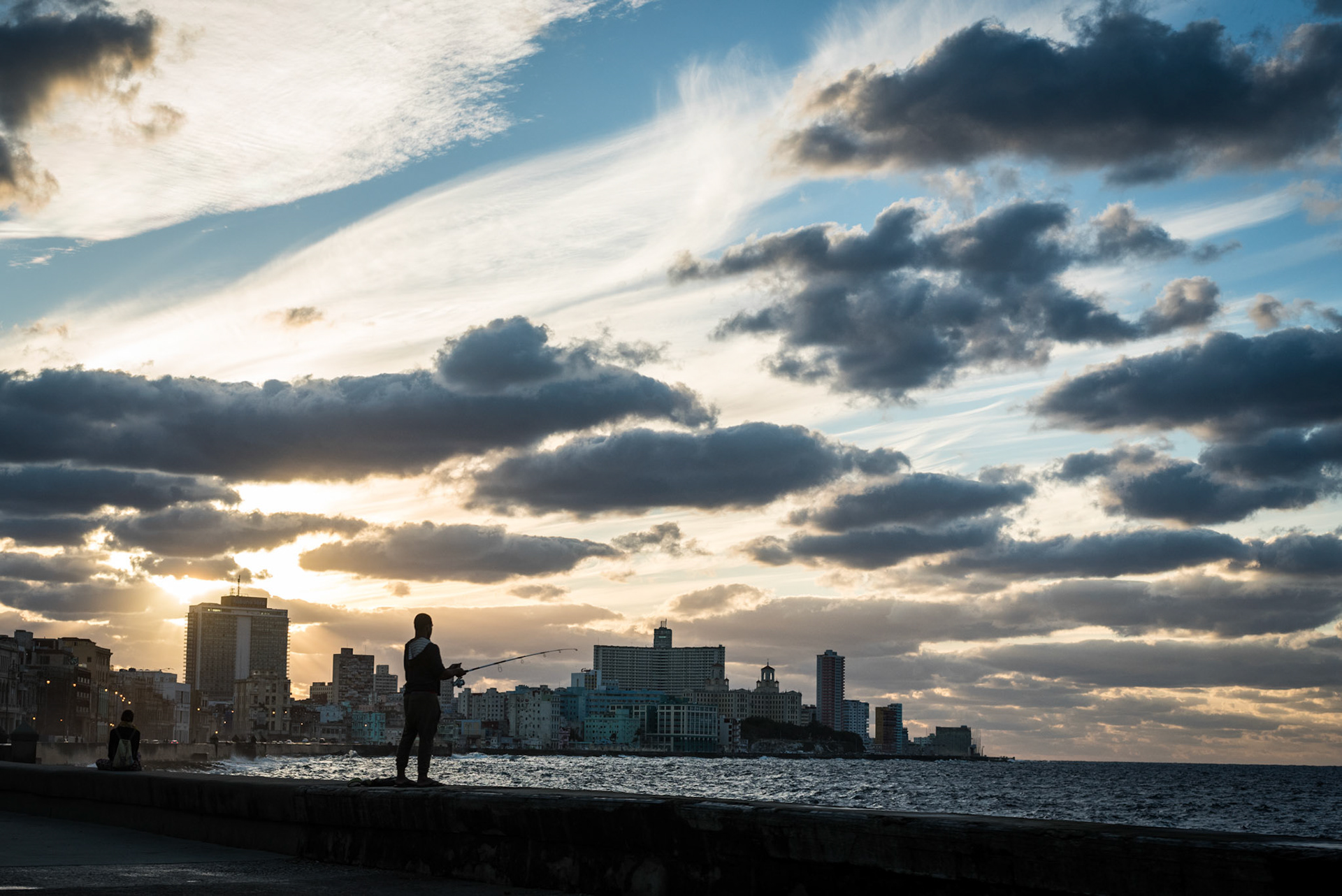 Fishing In To The Sunset