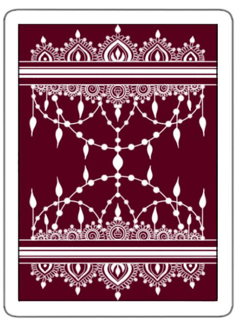 playing card back design