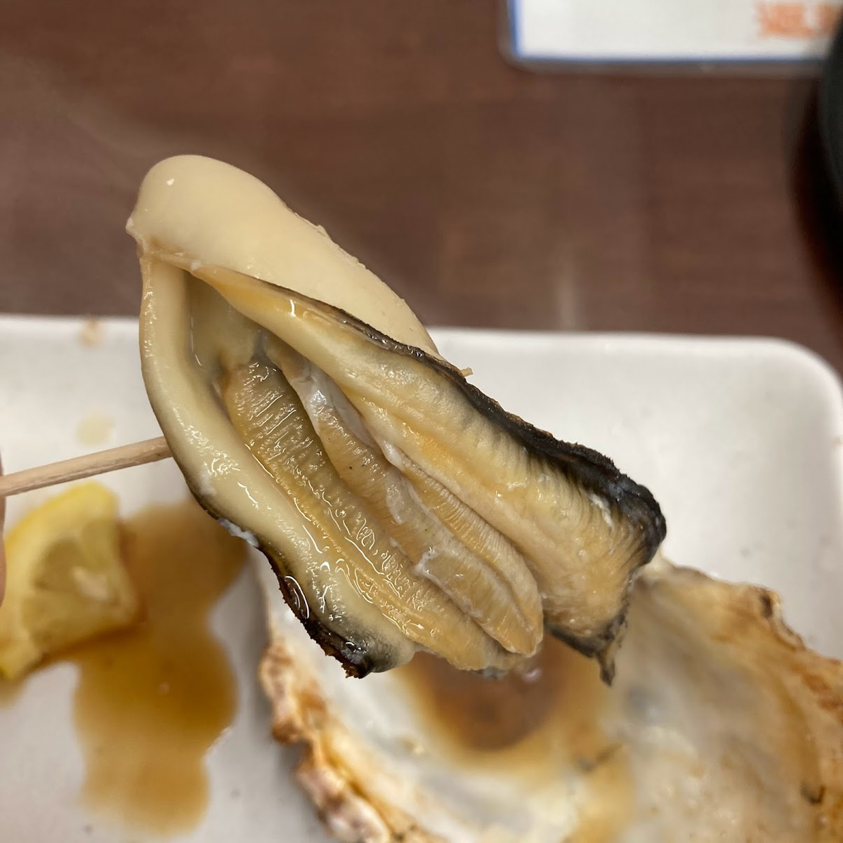 grilled oyster is also a MIyajima local cuisine...the oysters are farmed right off the coast, then grilled right in front of us, served as street food. The steam was rising off and it was HOT HOT HOT but so good good good.